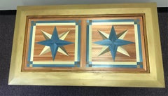 1960s Danish Modern Style Inlay Coffee Table