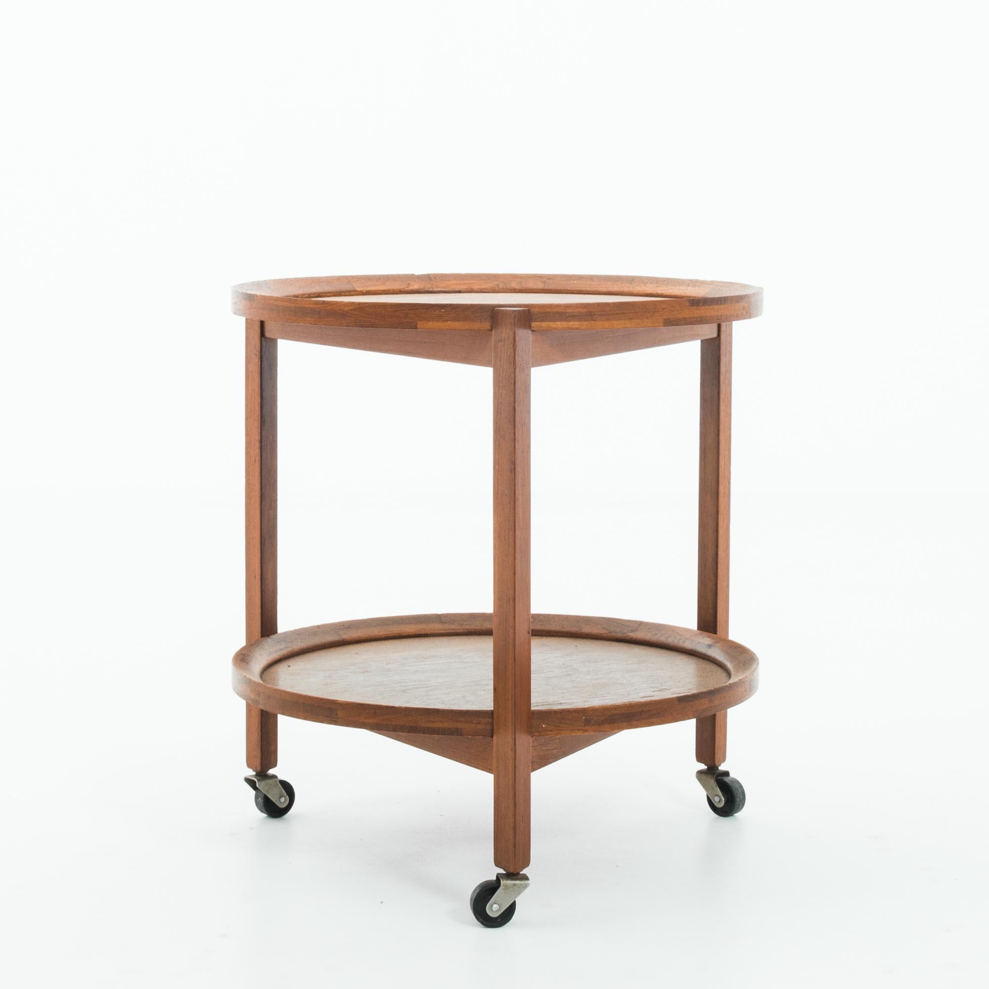 1960s Danish Modern Teak Beverage Cart 2