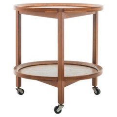 1960s Danish Modern Teak Beverage Cart