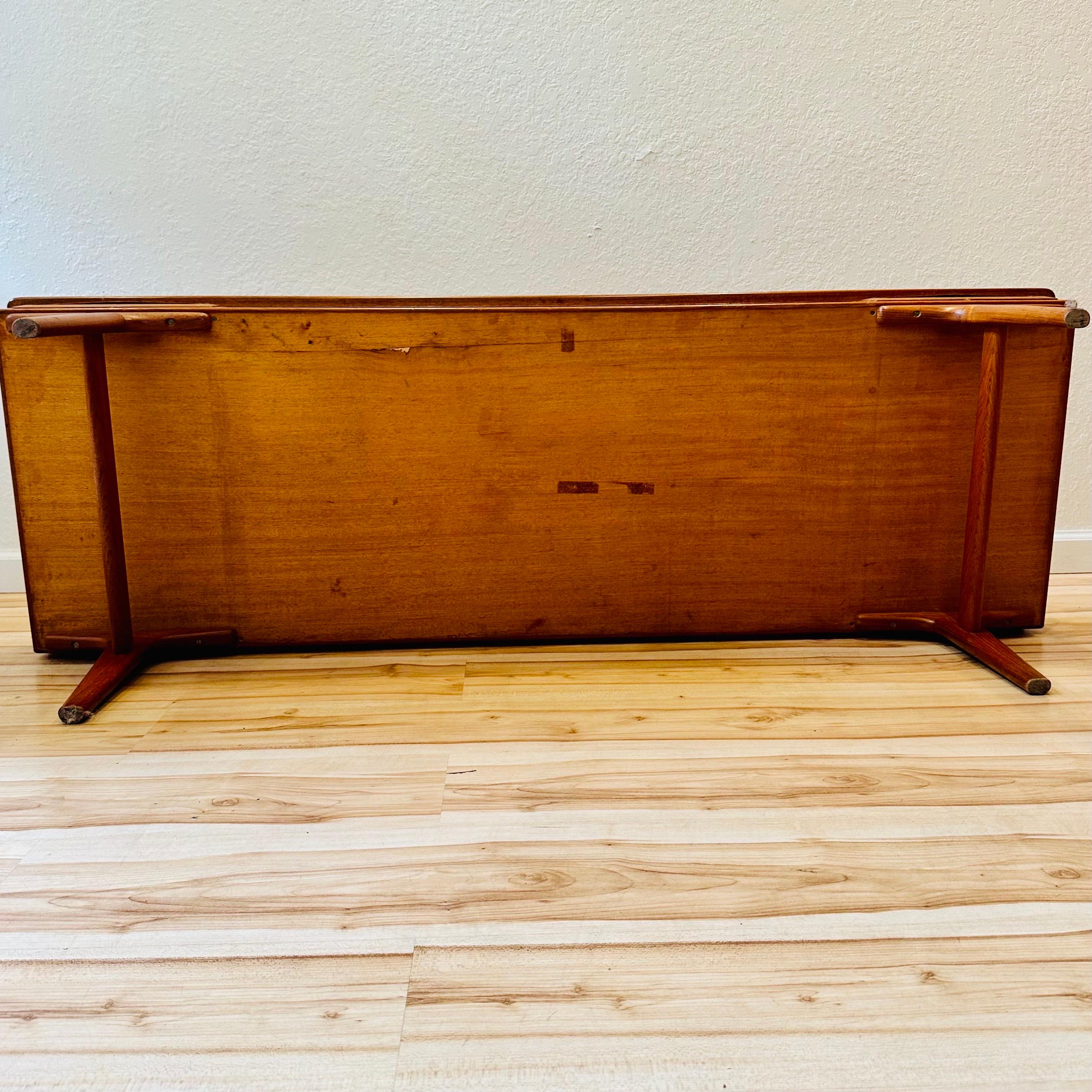 1960s Danish Modern Teak Coffee Table by Johannes Andersen 2