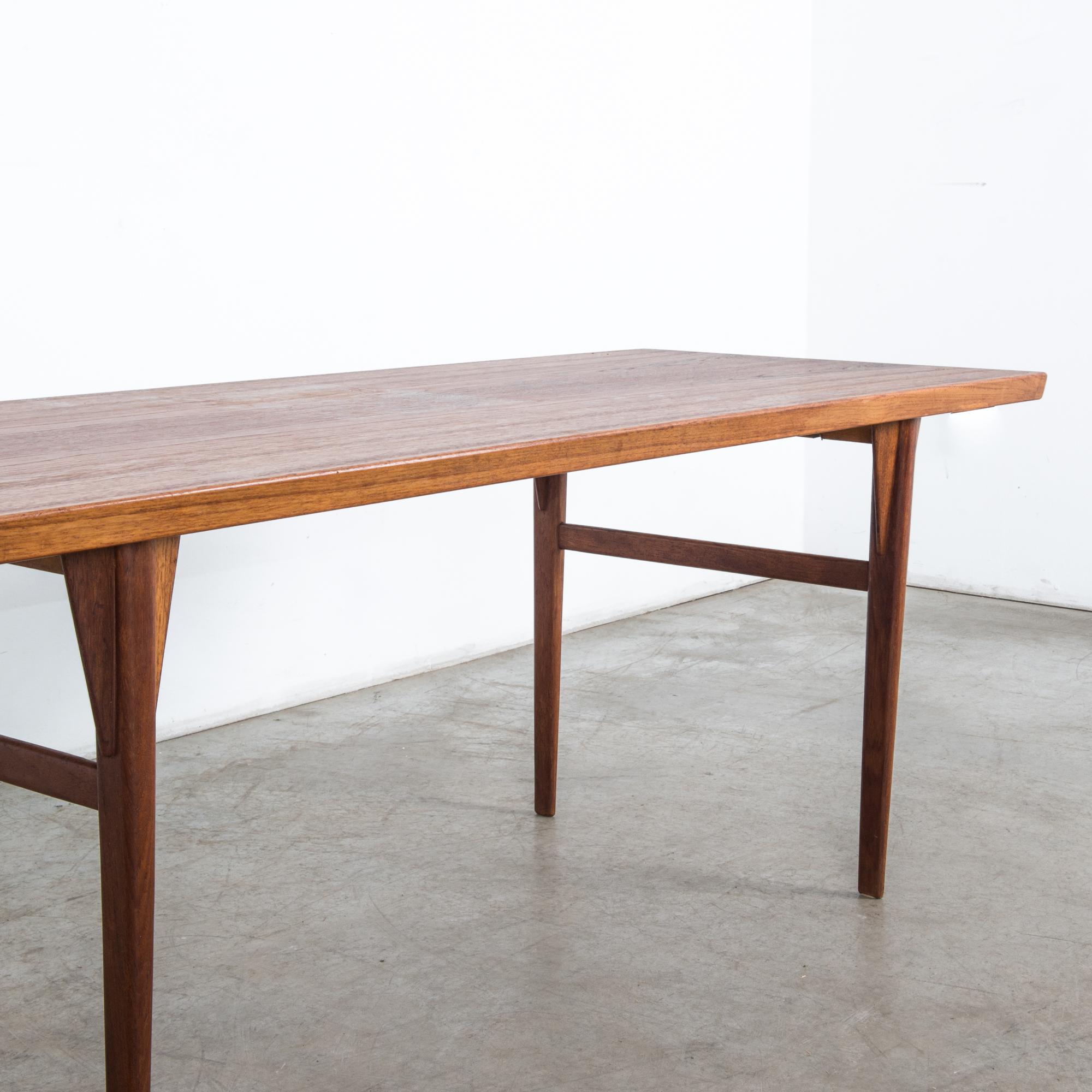 1960s Danish Modern Teak Coffee Table 1