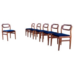 1960s Danish Modern Teak Dining Chairs by Johannes Andersen - Set of 6