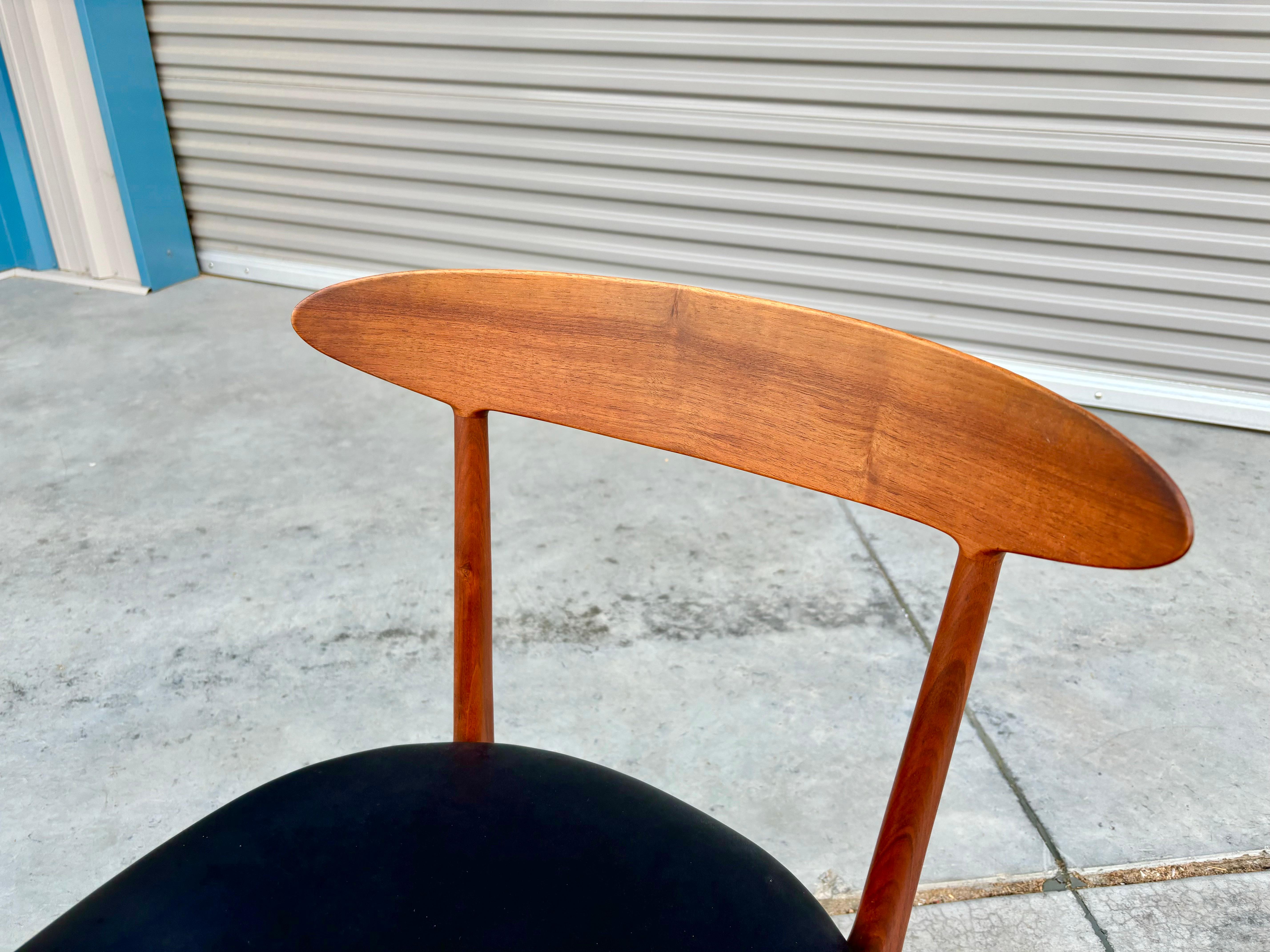 1960s Danish Modern Teak Dining Chairs by Kurt Ostervig for Brande Møbelindustri For Sale 5