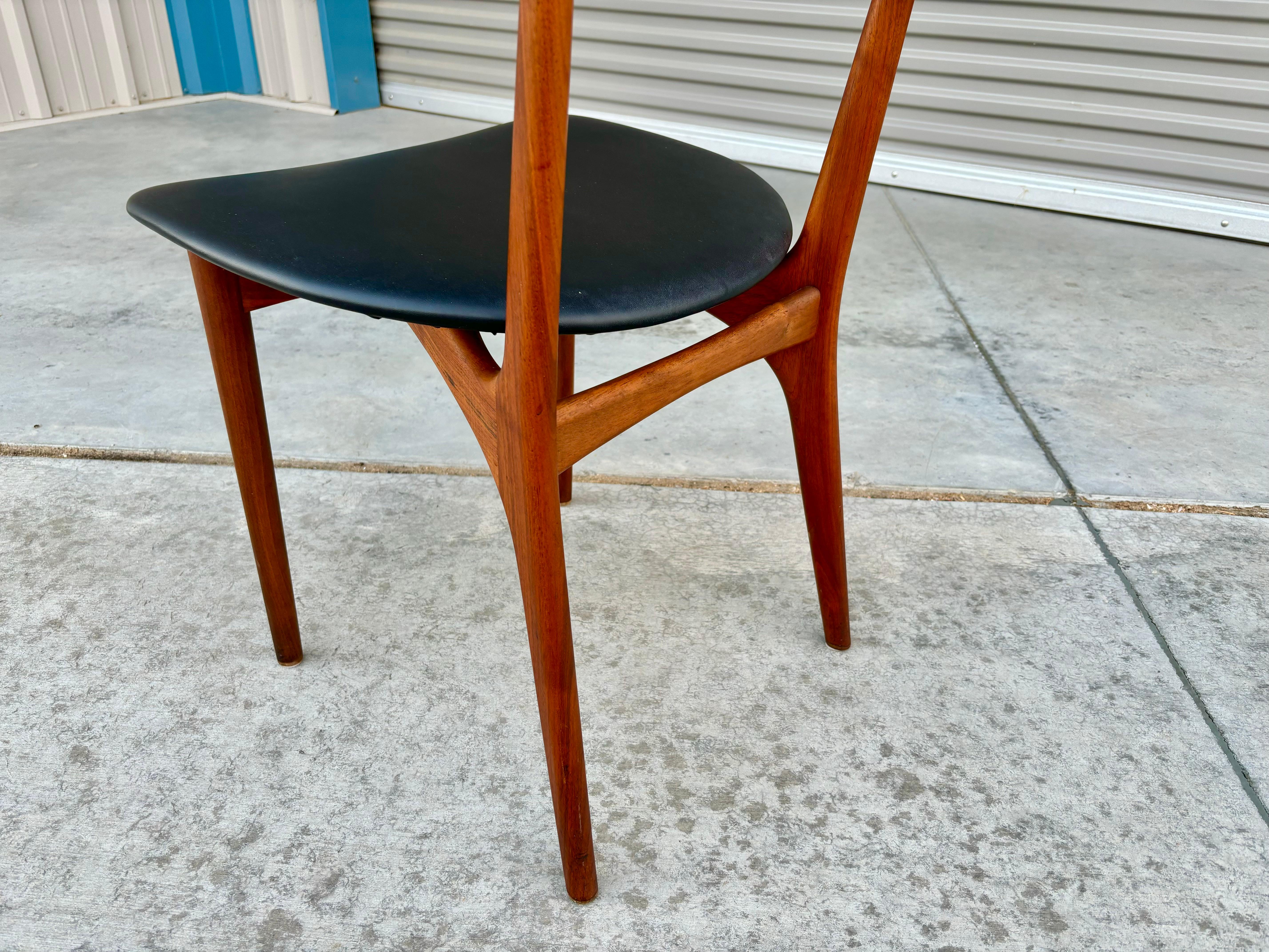 1960s Danish Modern Teak Dining Chairs by Kurt Ostervig for Brande Møbelindustri For Sale 6