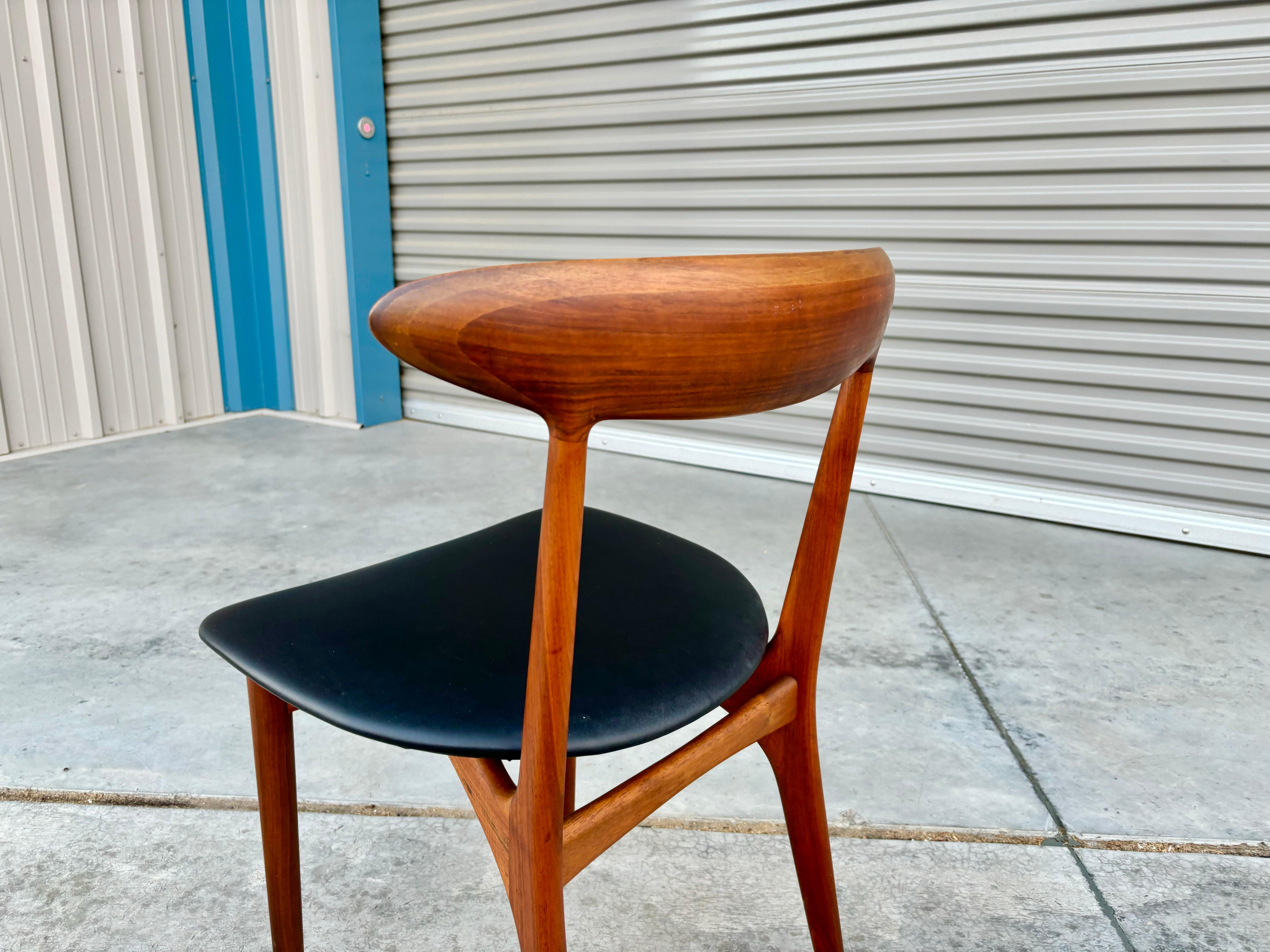 1960s Danish Modern Teak Dining Chairs by Kurt Ostervig for Brande Møbelindustri For Sale 7