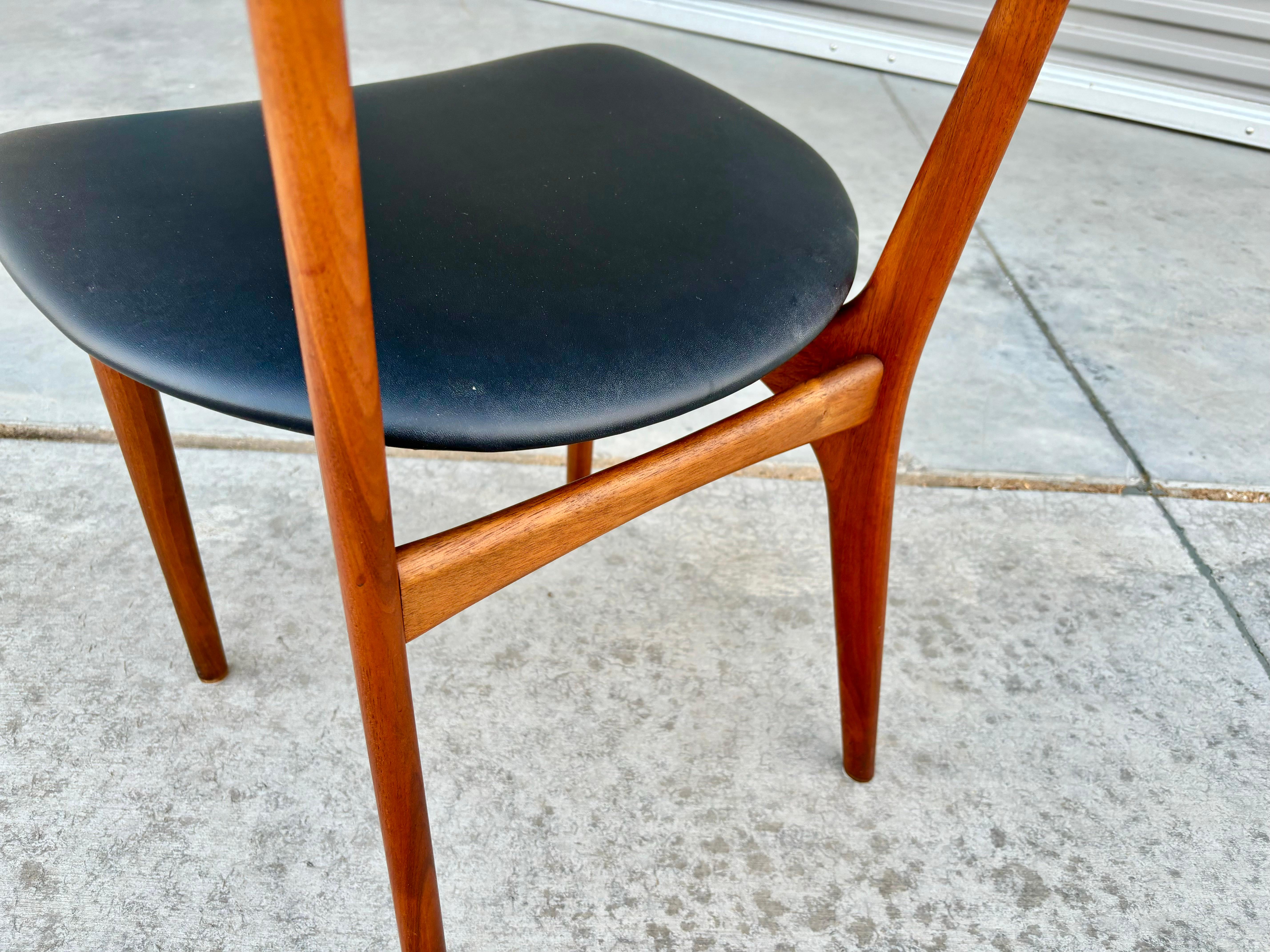 1960s Danish Modern Teak Dining Chairs by Kurt Ostervig for Brande Møbelindustri For Sale 8