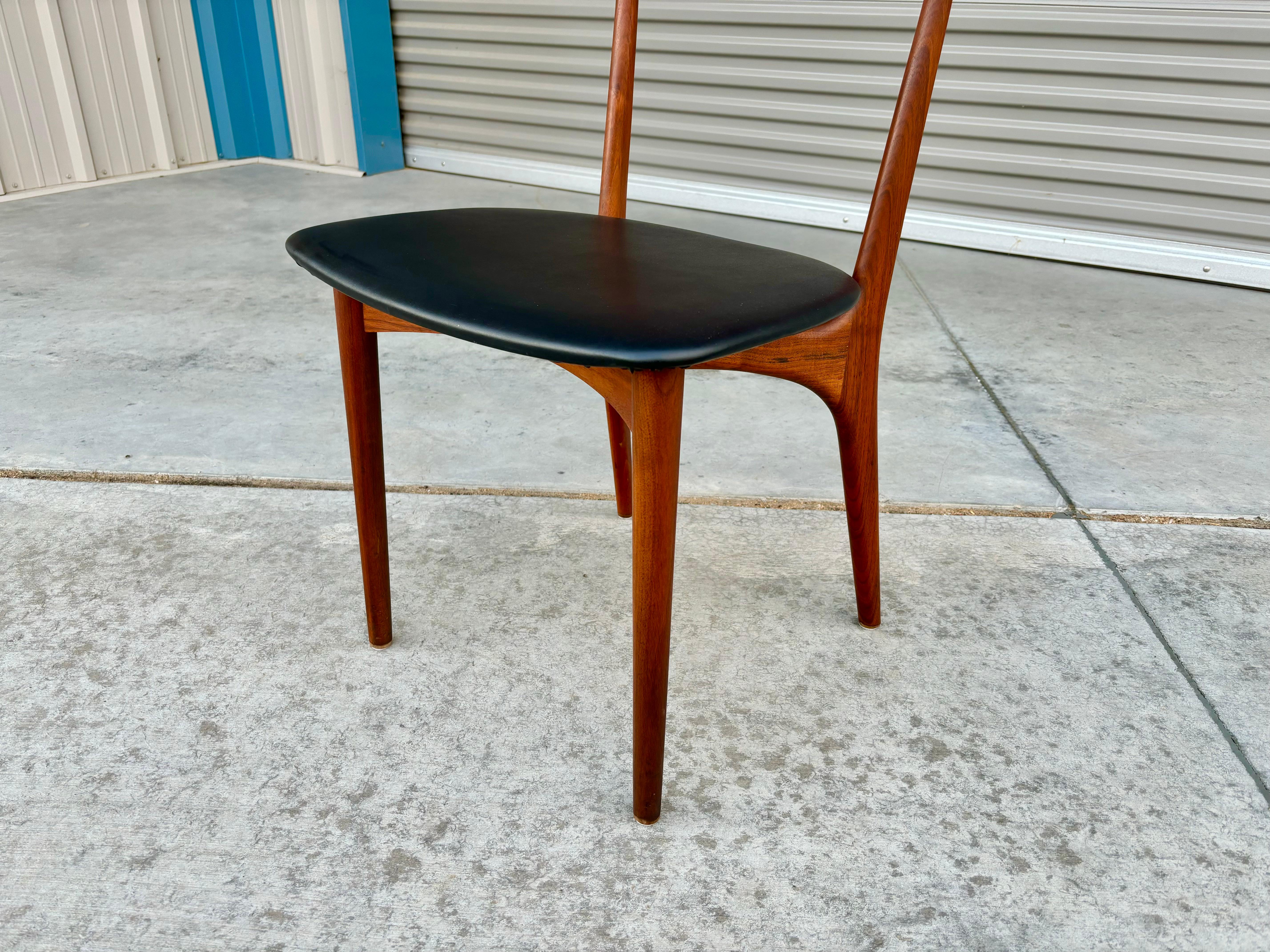 1960s Danish Modern Teak Dining Chairs by Kurt Ostervig for Brande Møbelindustri For Sale 3