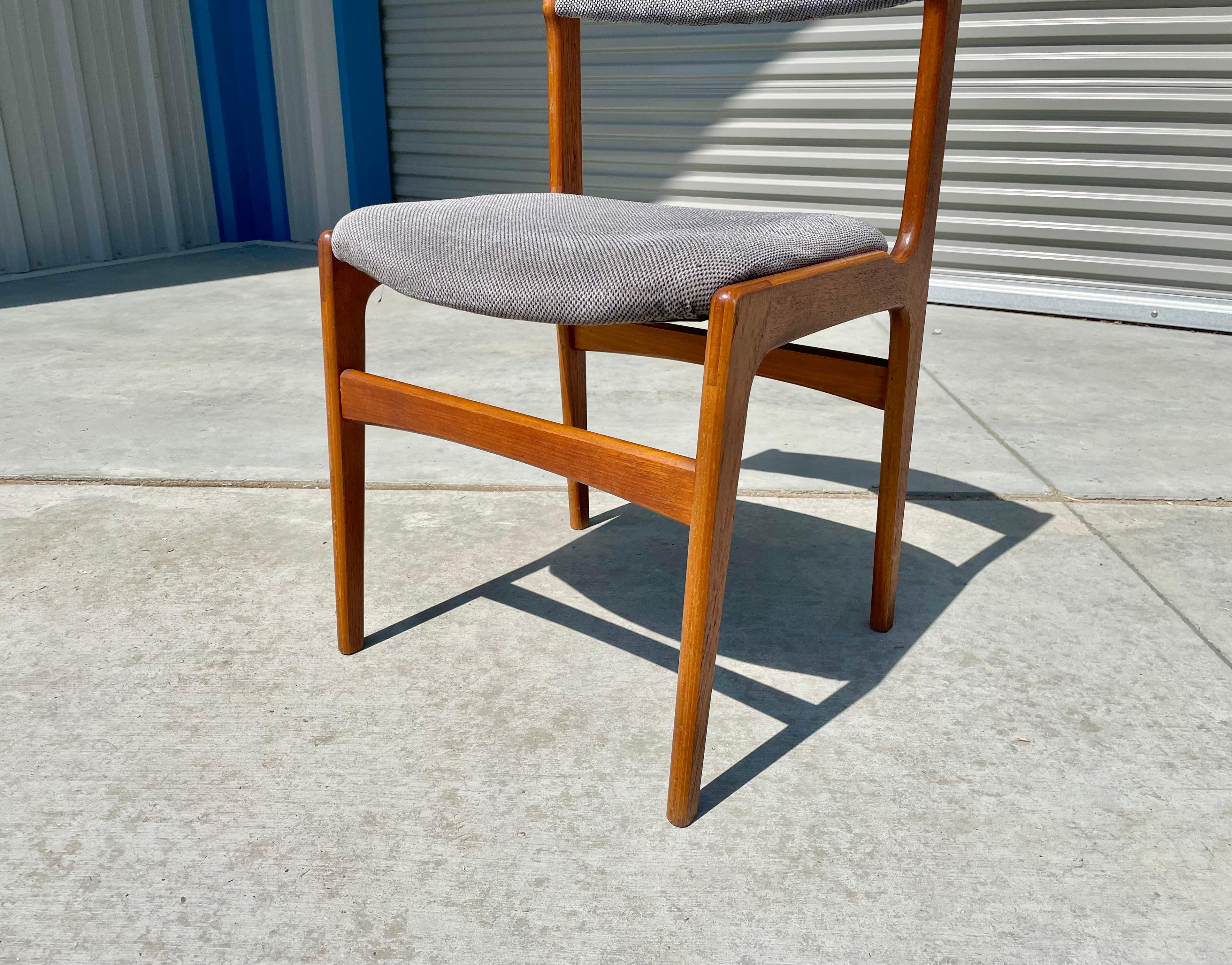 1960s Danish Modern Teak Dining Chairs - Set of 6 For Sale 5