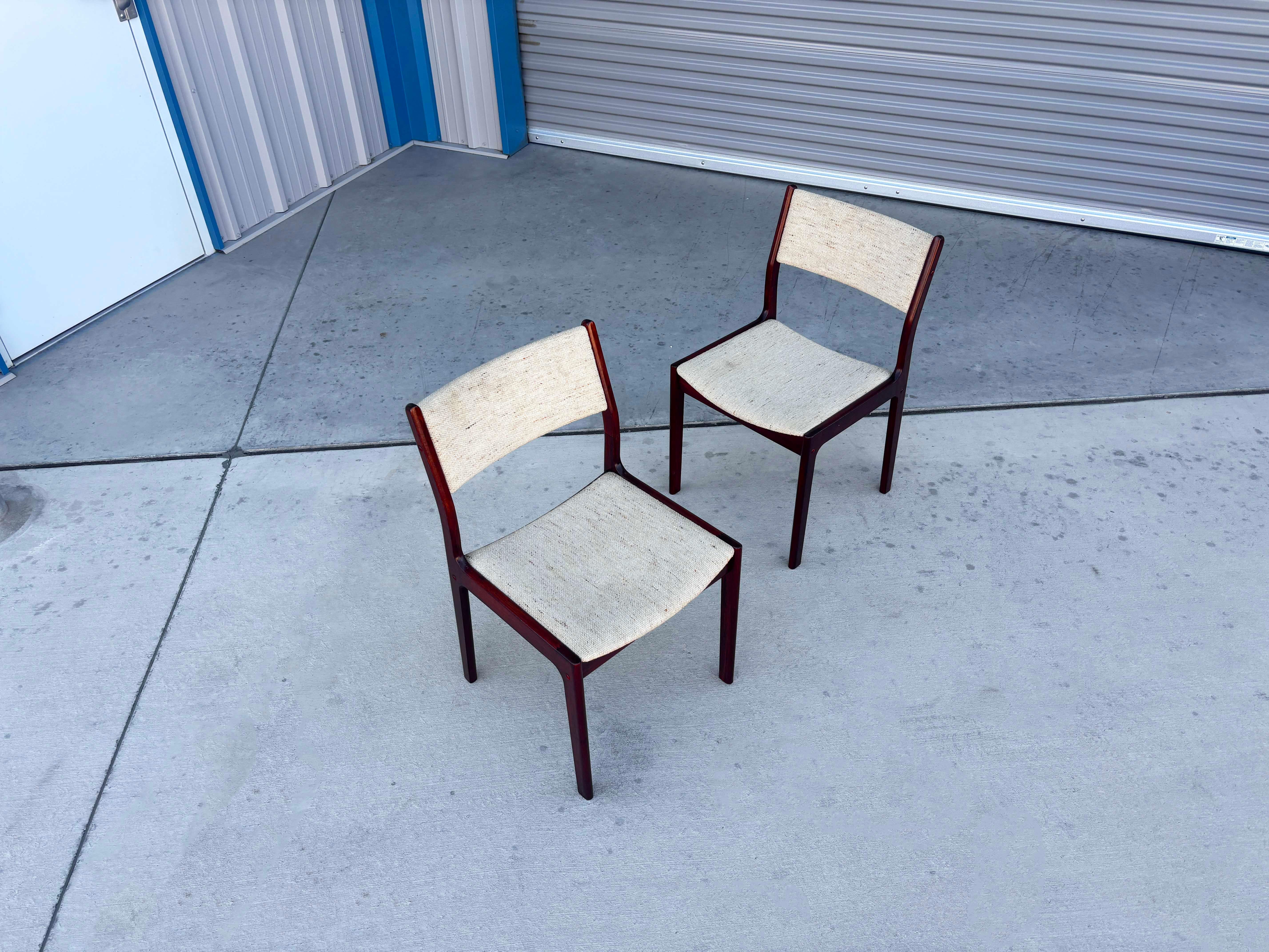1960s Danish Modern Teak Dining Chairs - Set of 6 For Sale 3