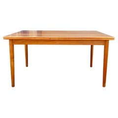1960s Danish Modern Teak Extendable Dining Table