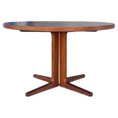 Tavolo da pranzo allungabile in teak moderno danese del 1960
