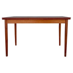1960s Danish Modern Teak Extending Dining Table