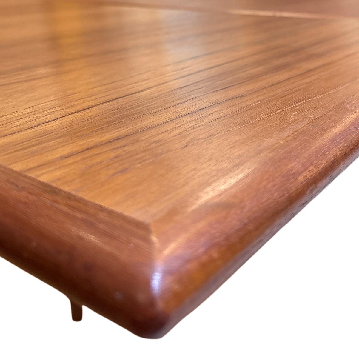 1960s Danish Modern Teak Extension Leaf Dining Table by N&R Møbler 6