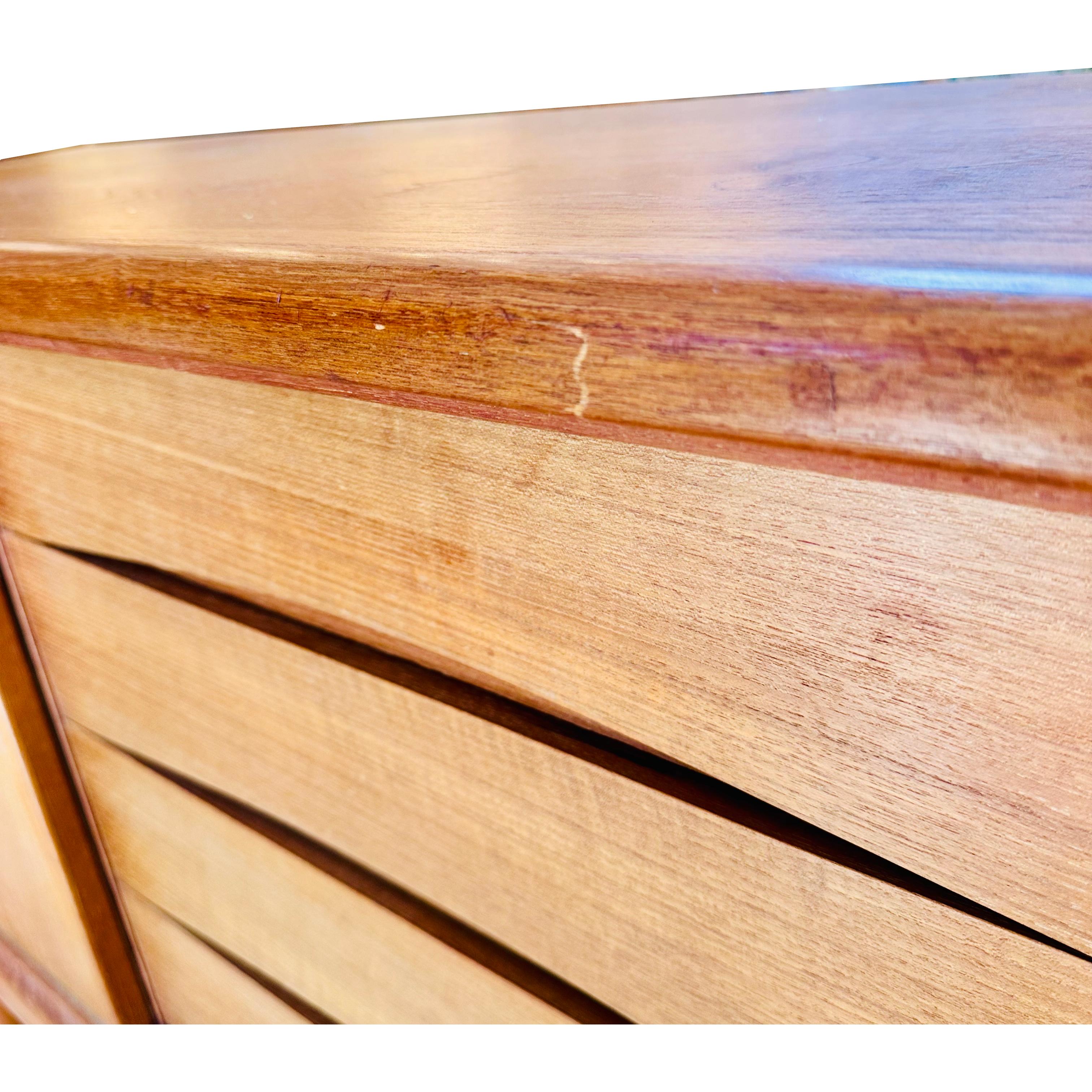 1960s Danish Modern Teak Model 13 Credenza by Gunni Oman for ACO Mobler 8