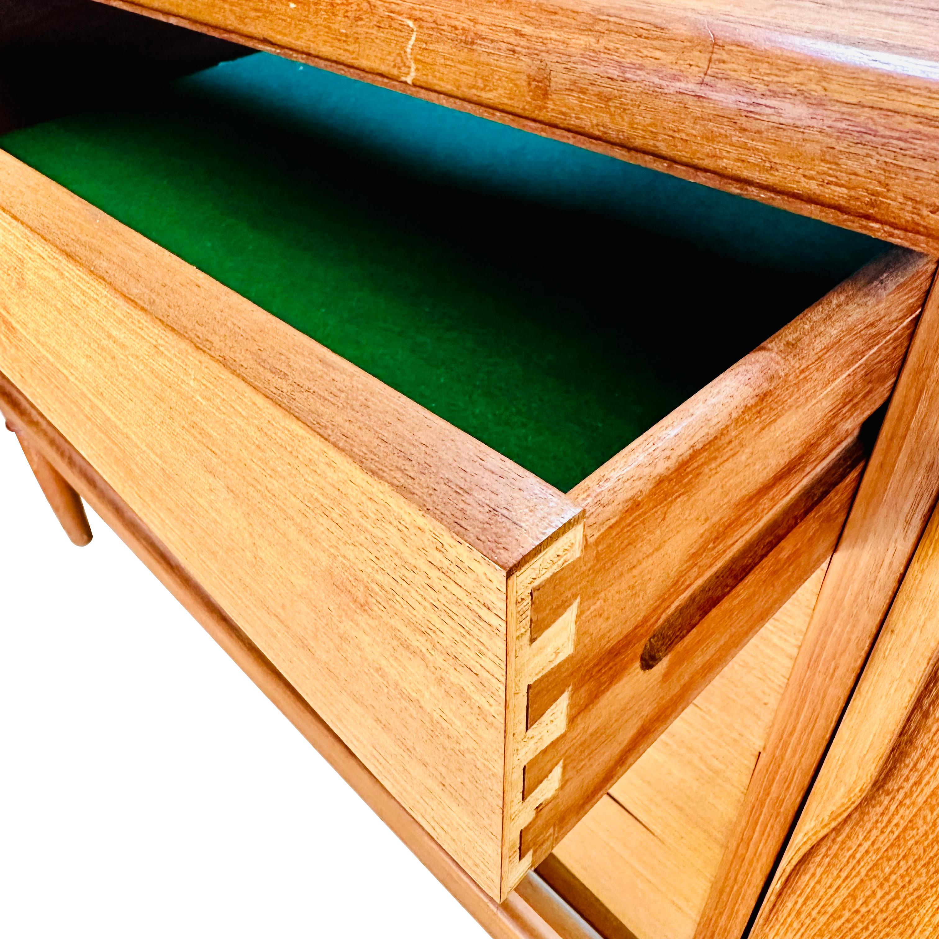 1960s Danish Modern Teak Model 13 Credenza by Gunni Oman for ACO Mobler 11