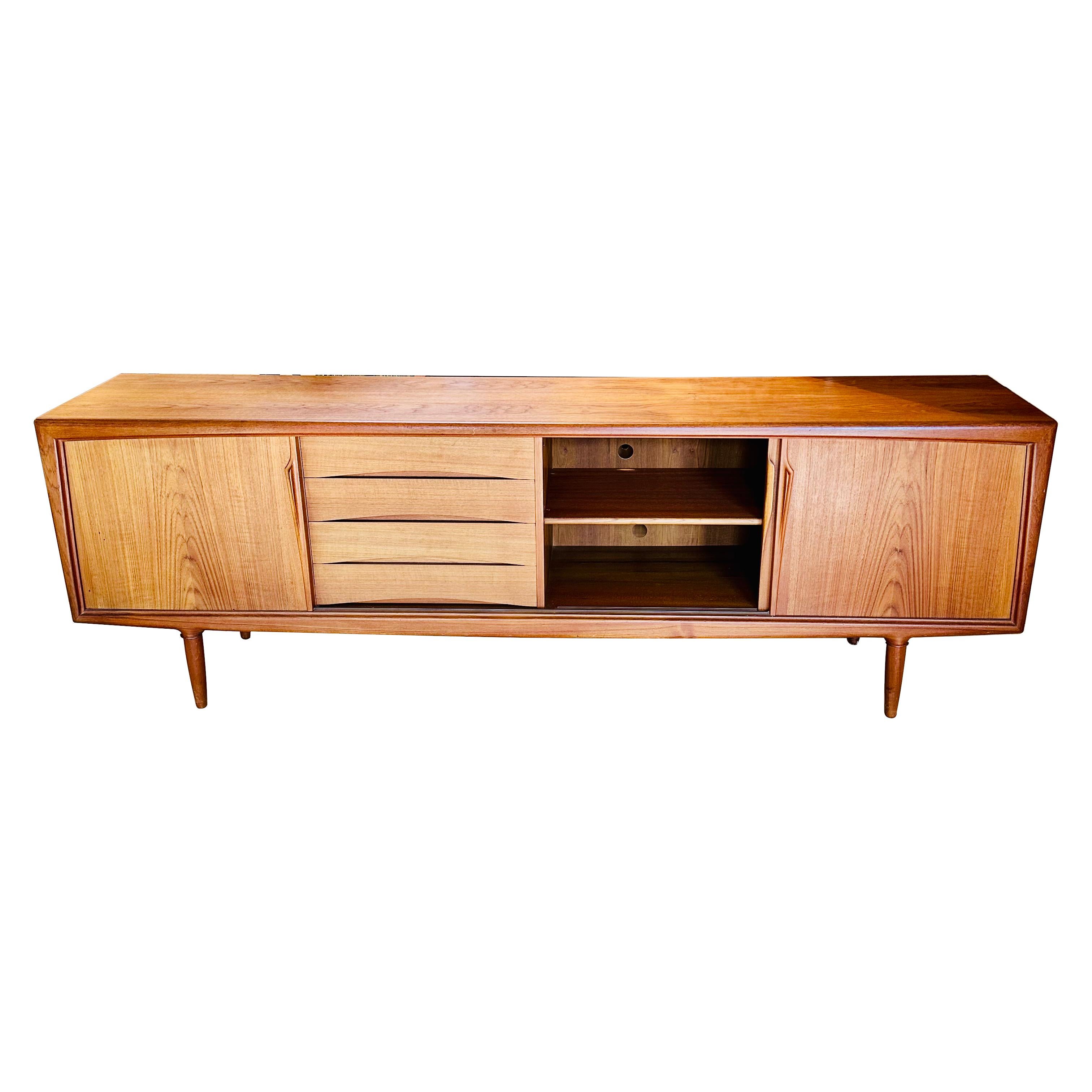 1960s Danish Modern Teak Model 13 Credenza by Gunni Oman for ACO Mobler 2