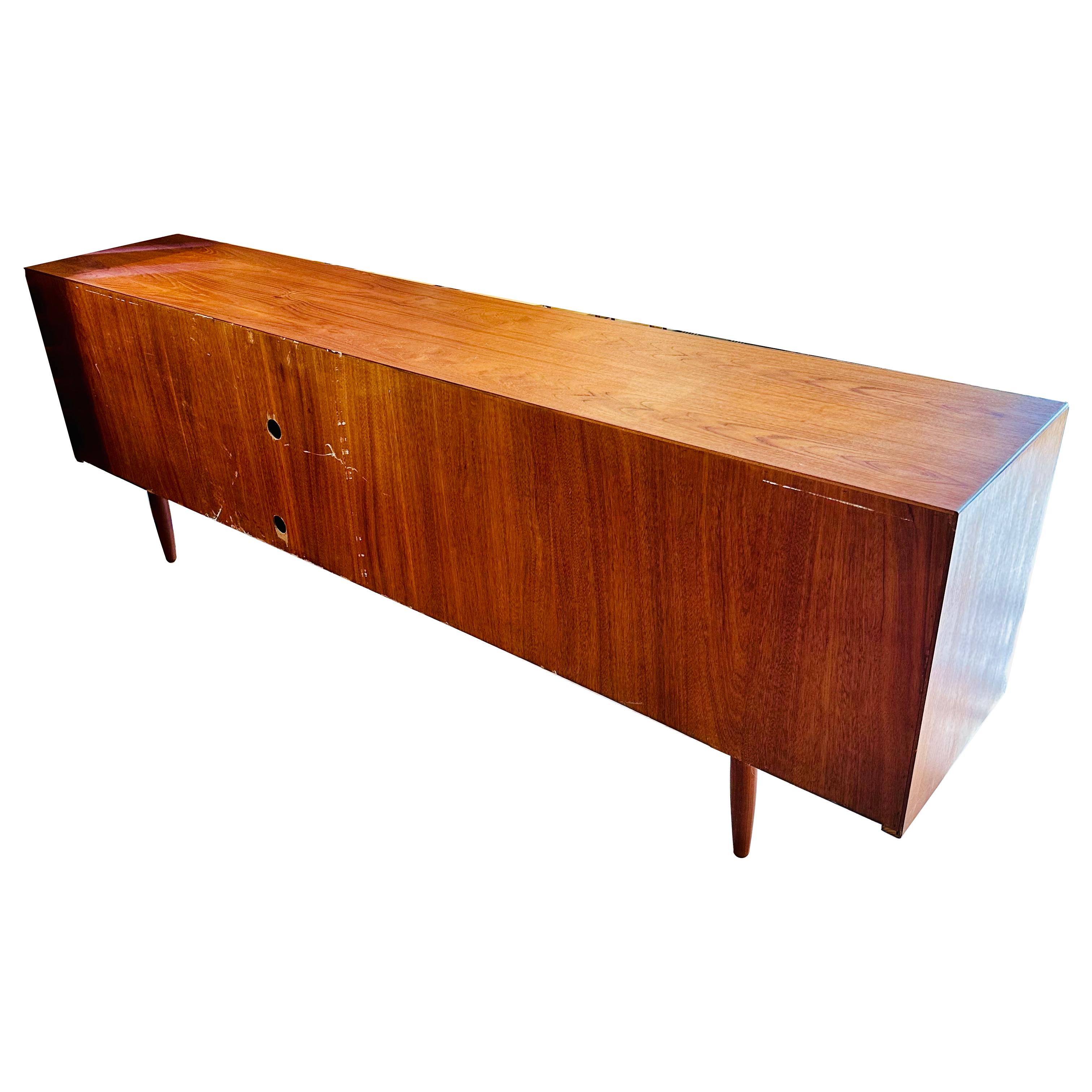 1960s Danish Modern Teak Model 13 Credenza by Gunni Oman for ACO Mobler 4