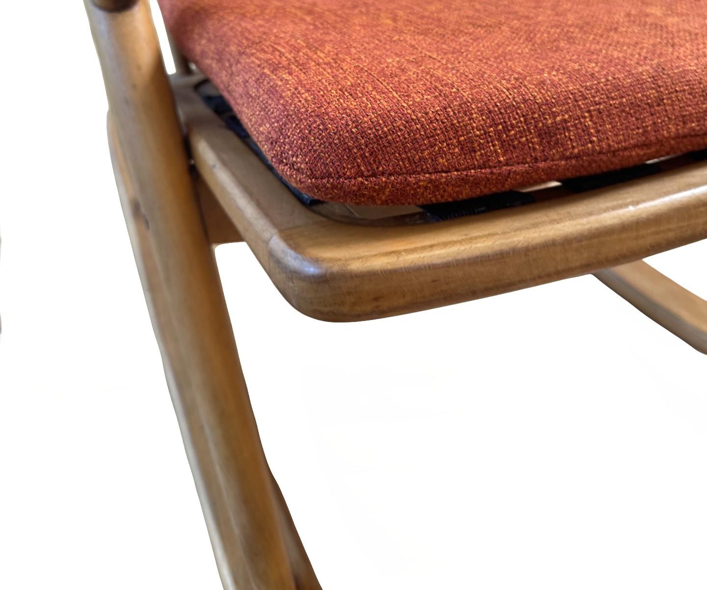 Chaise à bascule danoise moderne des années 1960, modèle 182 de Frank Reenskaug pour Bramin en vente 5