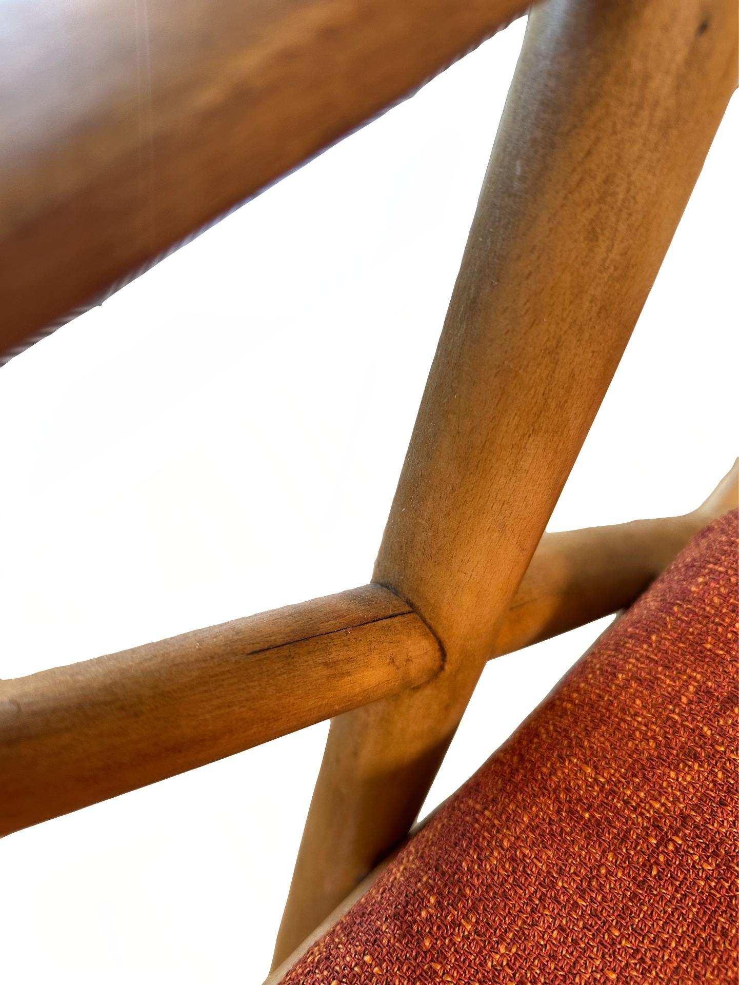 Chaise à bascule danoise moderne des années 1960, modèle 182 de Frank Reenskaug pour Bramin en vente 6
