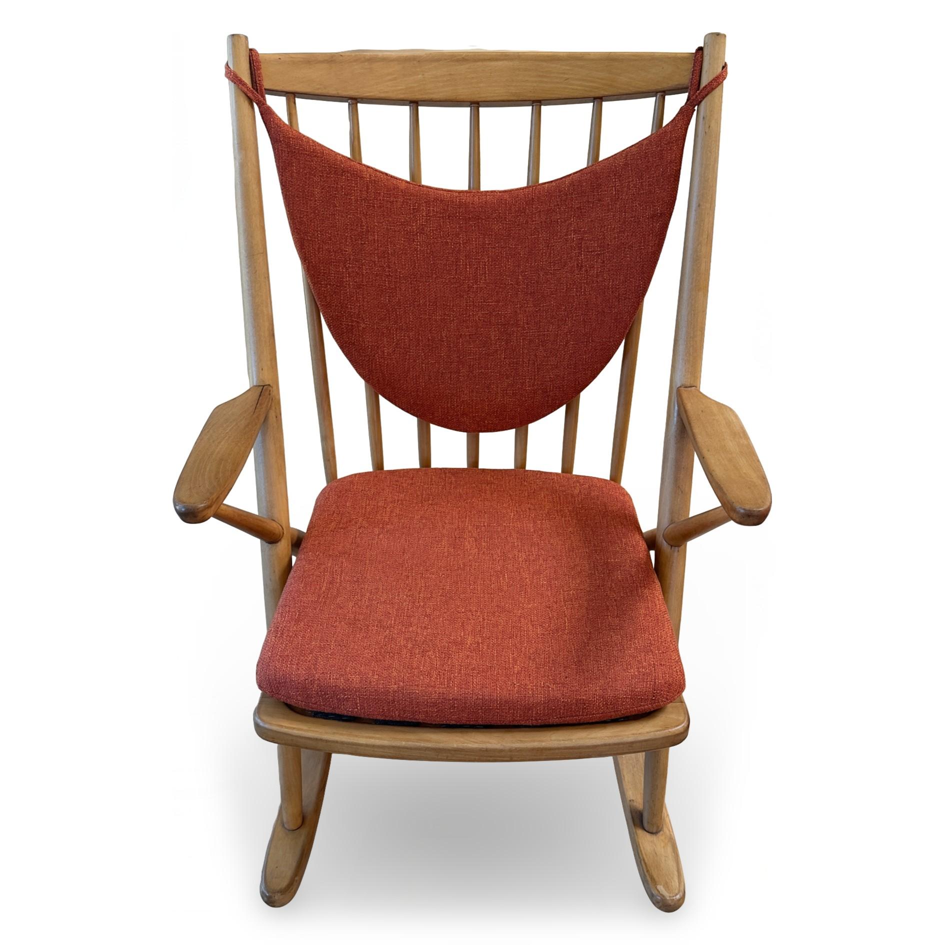 Danois Chaise à bascule danoise moderne des années 1960, modèle 182 de Frank Reenskaug pour Bramin en vente