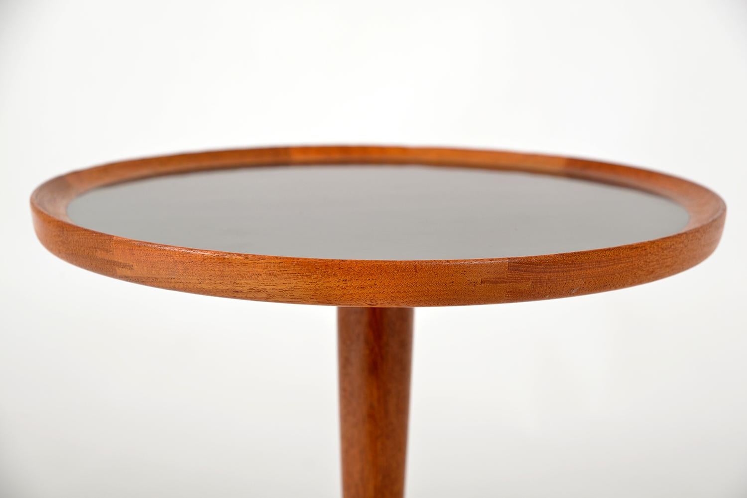 20th Century 1960s Danish Modern Teak Occasional Side Wine Table by Hans C Andersen for Artex For Sale