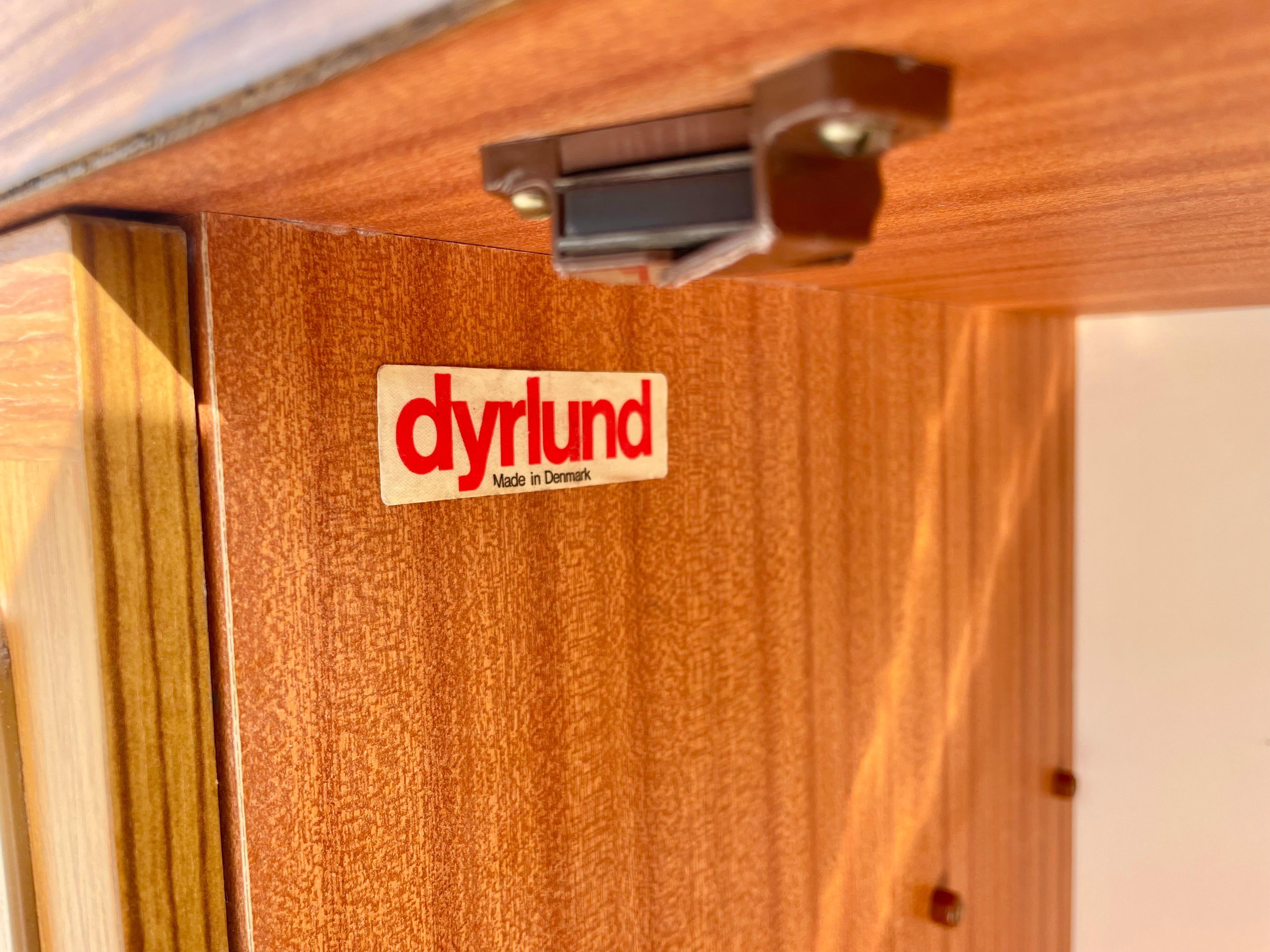 1960s Danish Modern Teak Side Board Credenza by Drylund For Sale 10