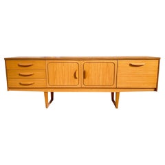 1960s Danish Modern Teak Side Board Credenza by Drylund