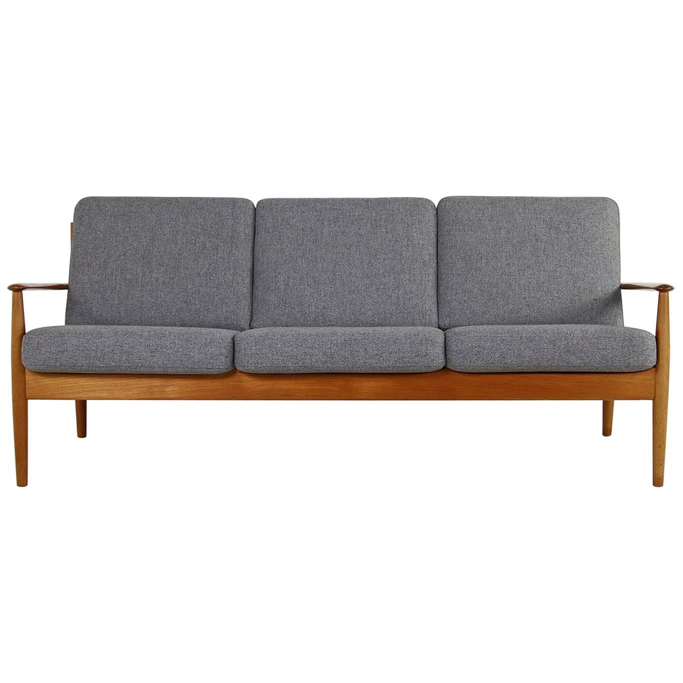 1960s Danish Modern Teak Sofa by Grete Jalk for France & Son Mod. 118/3
