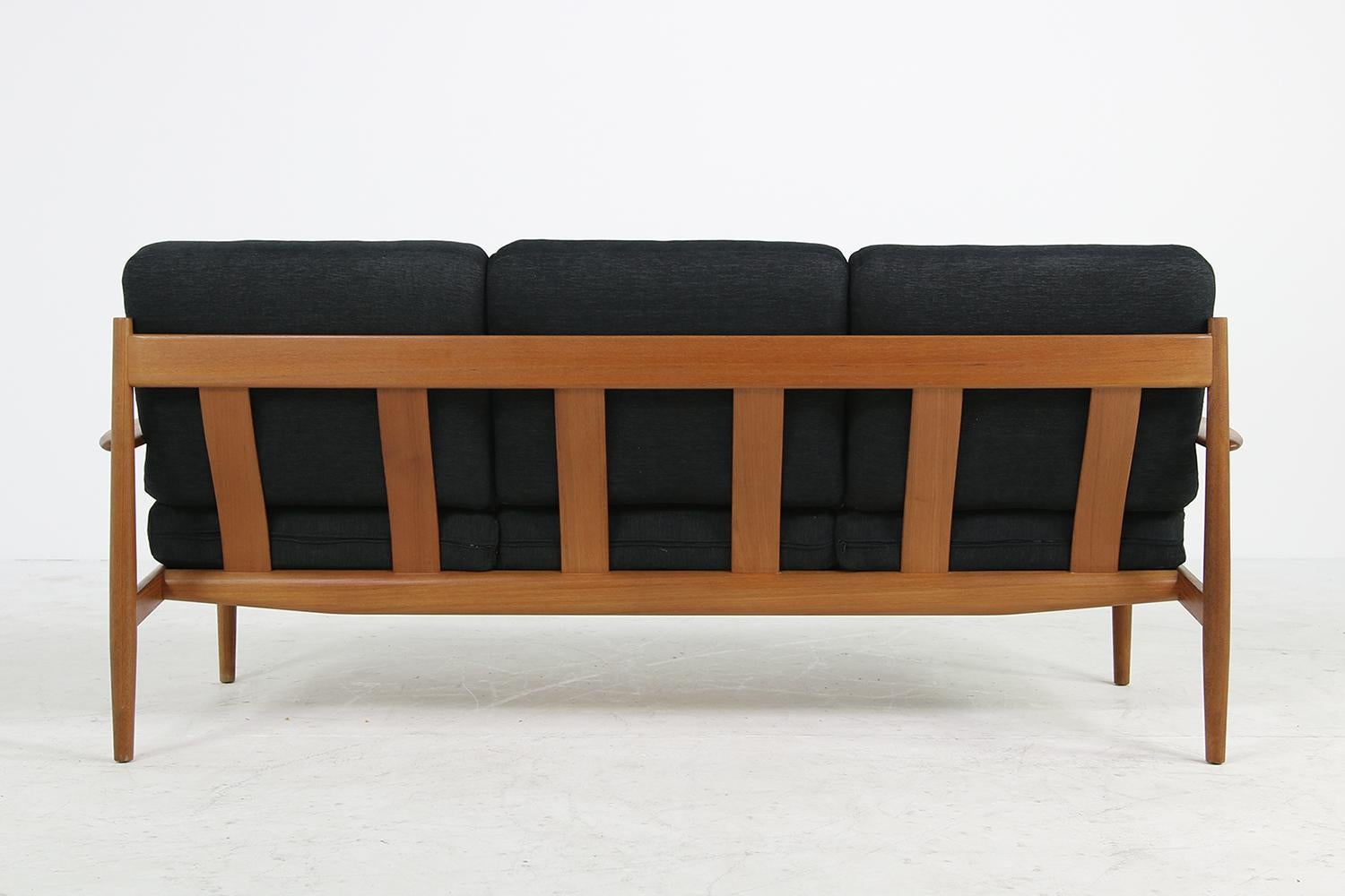 1960s Danish Modern Teak Sofa by Grete Jalk for France & Son Model 118/3 3
