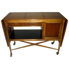 1960s Danish Moderne Bar Cart