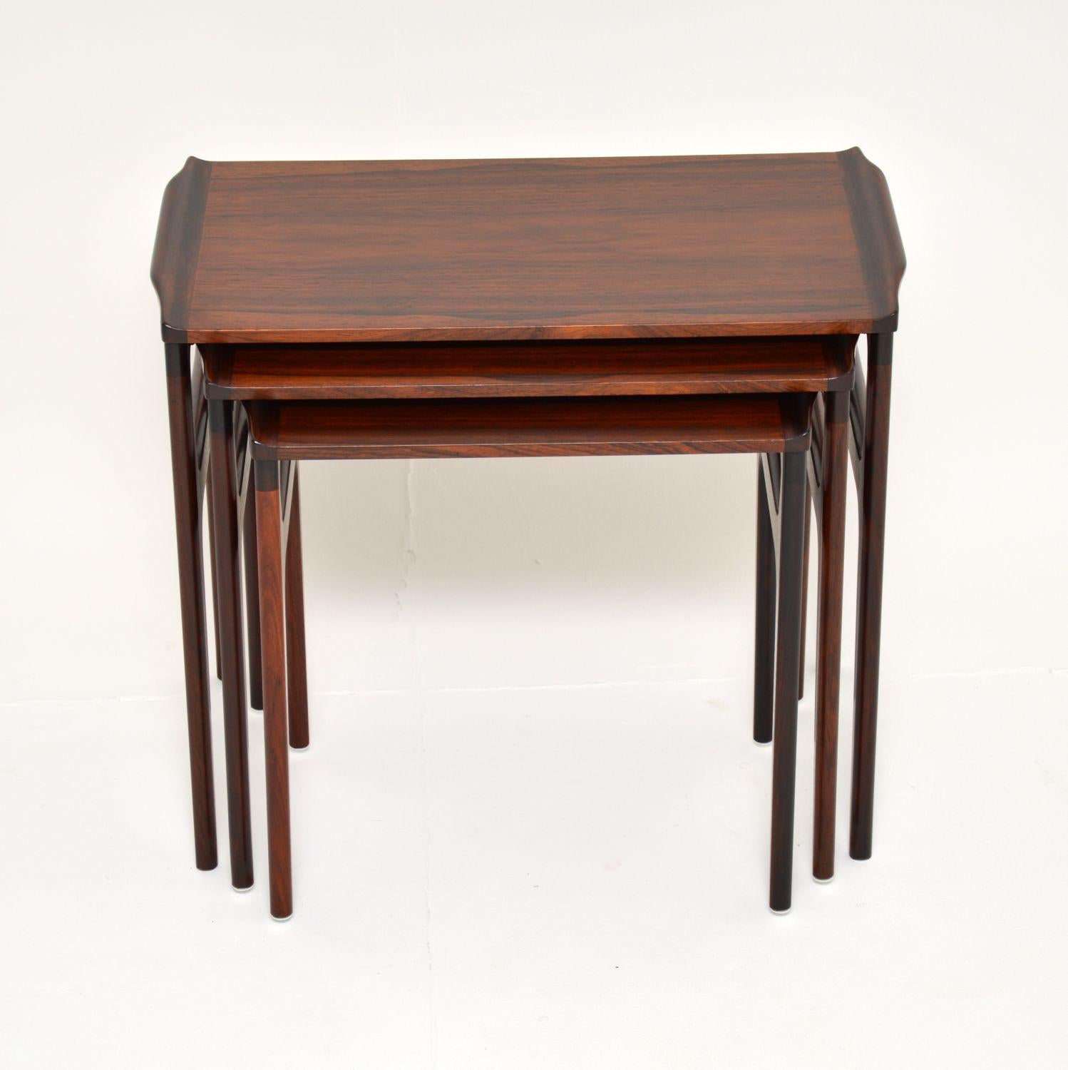 1960's Danish Nest of Tables by Erling Torvits 4