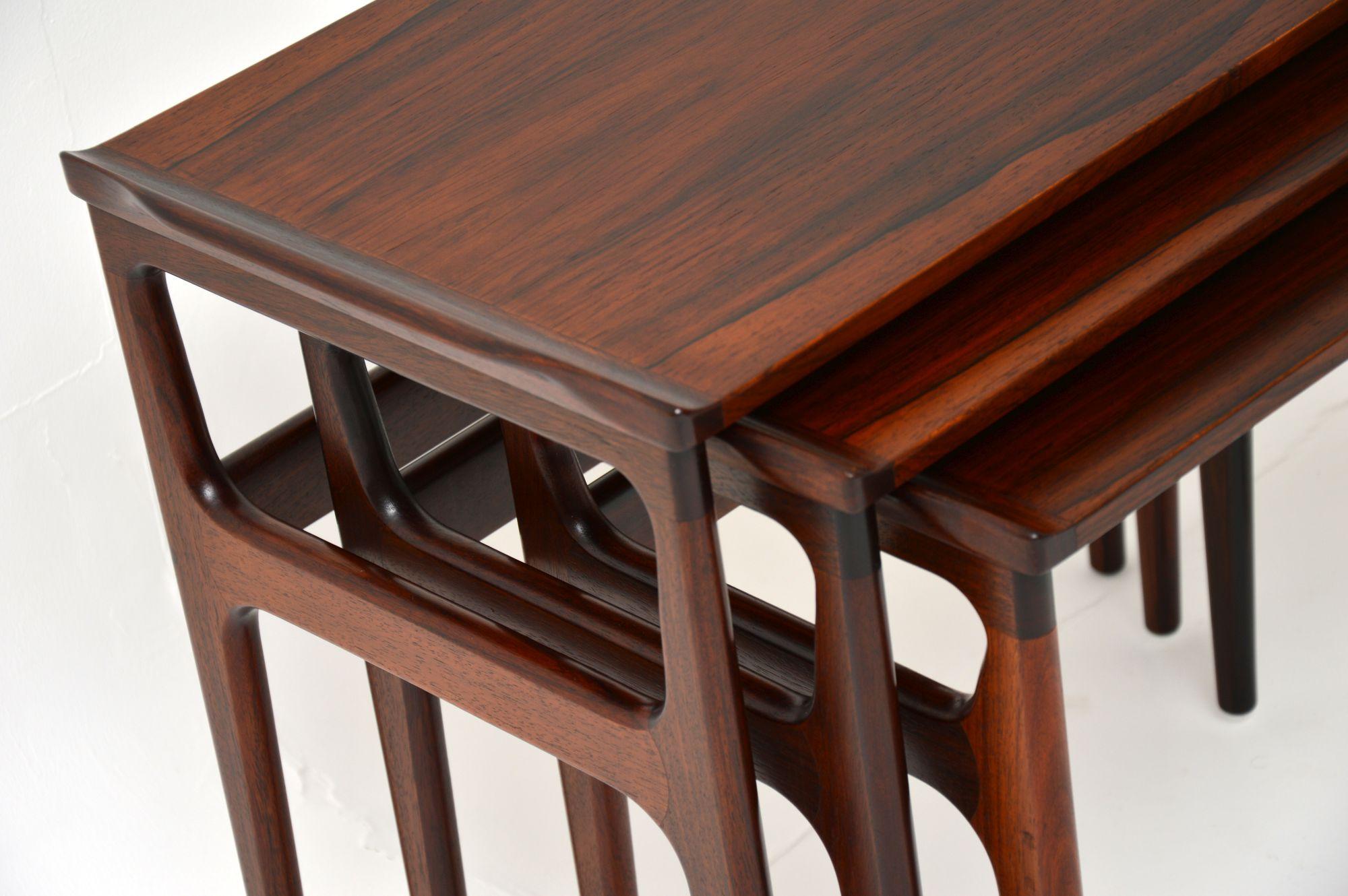 1960's Danish Nest of Tables by Erling Torvits 11