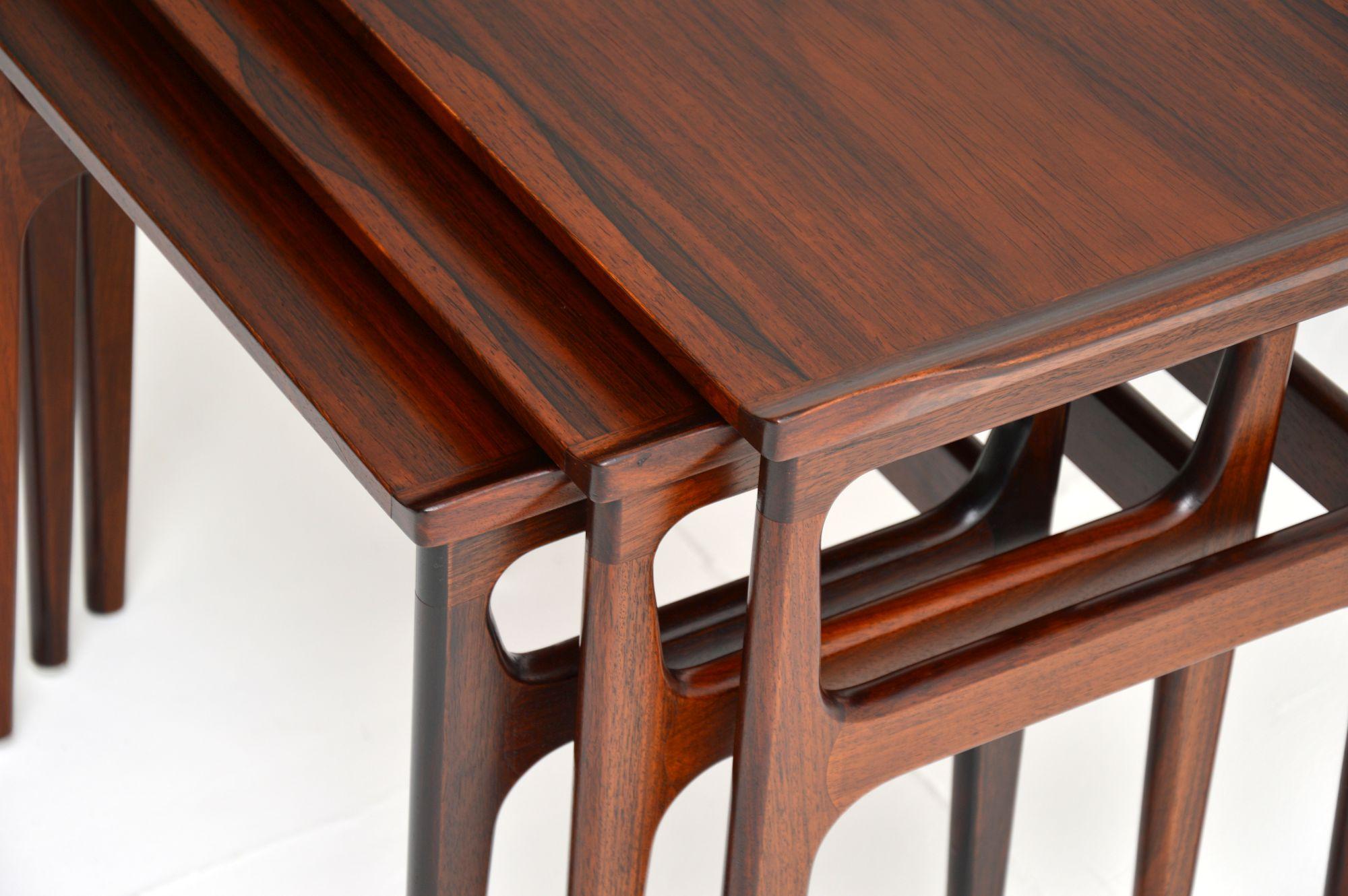 1960's Danish Nest of Tables by Erling Torvits 12