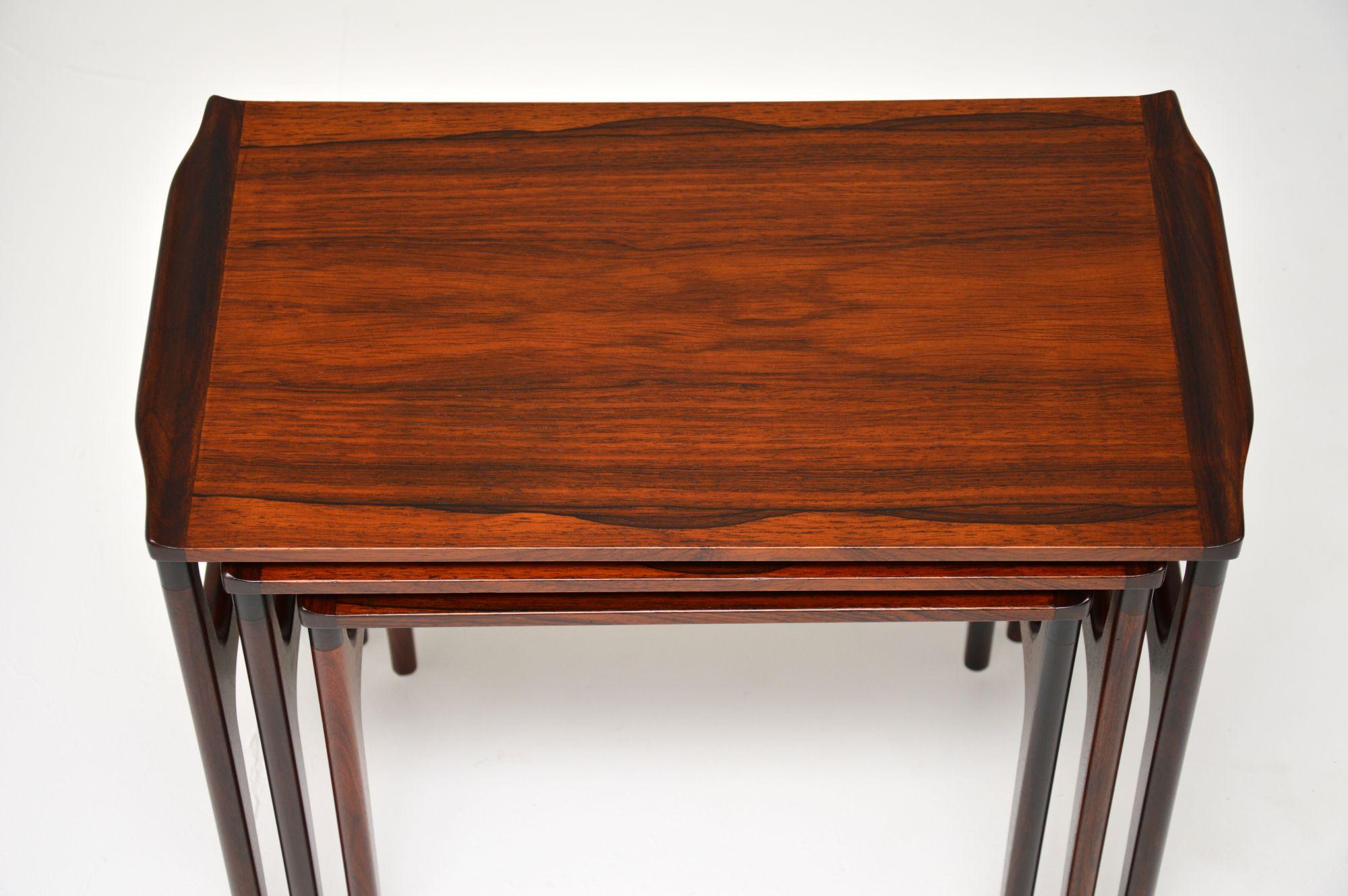 1960's Danish Nest of Tables by Erling Torvits 1