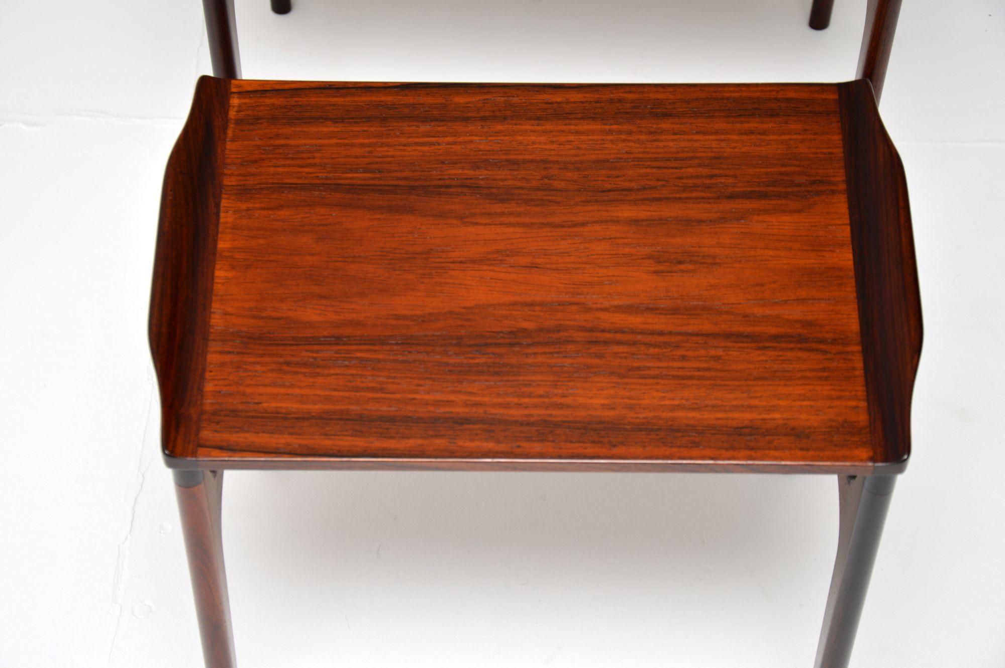 1960's Danish Nest of Tables by Erling Torvits 3