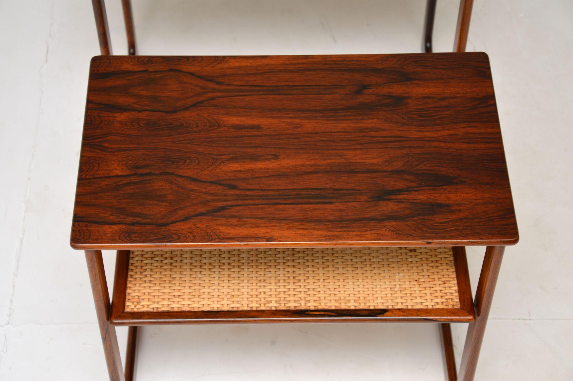 1960's Danish Nest of Tables by Johannes Andersen 4