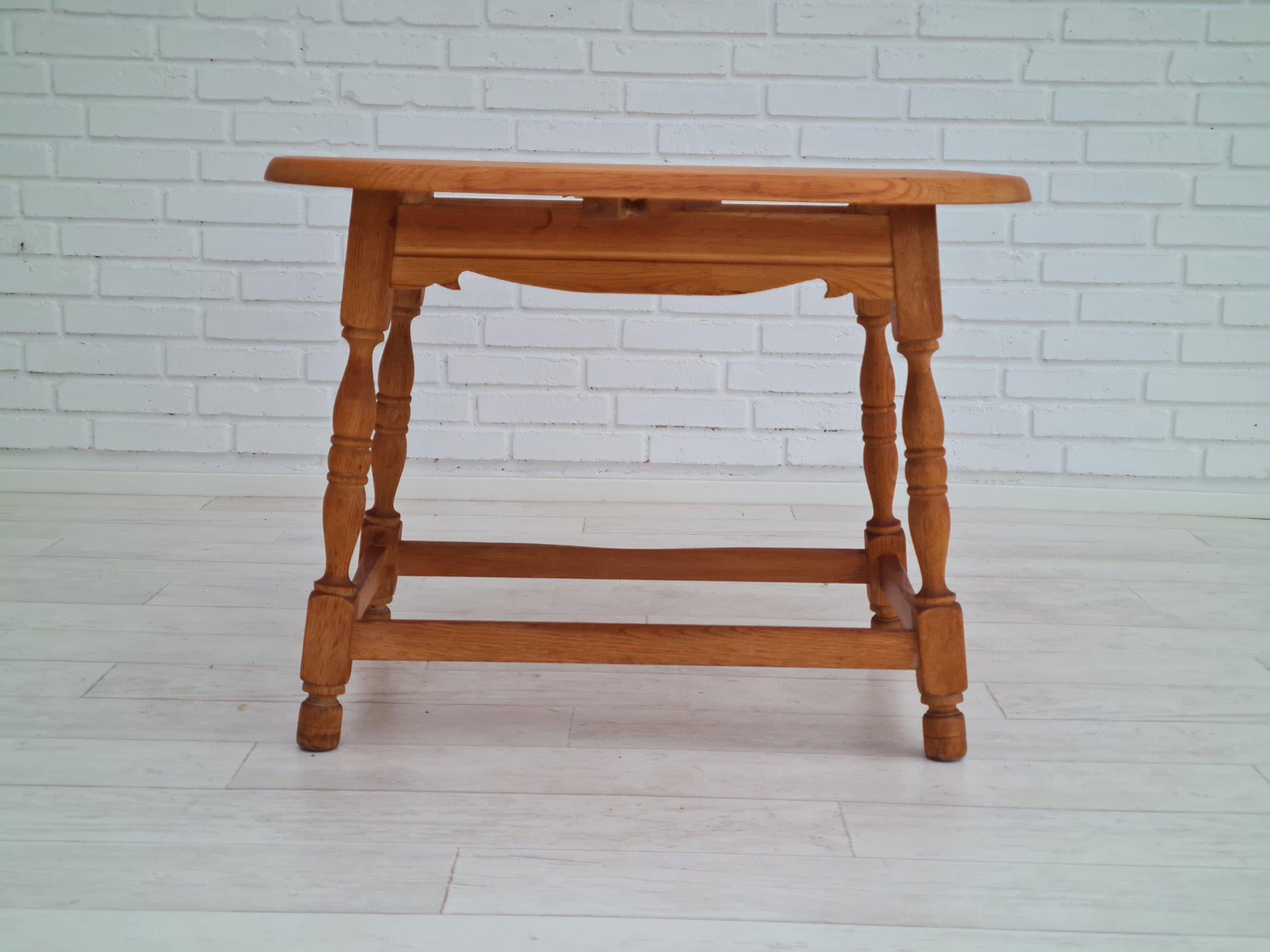 1960s, Danish Oak Coffee Table, Henning Kjærnulf Style For Sale 6