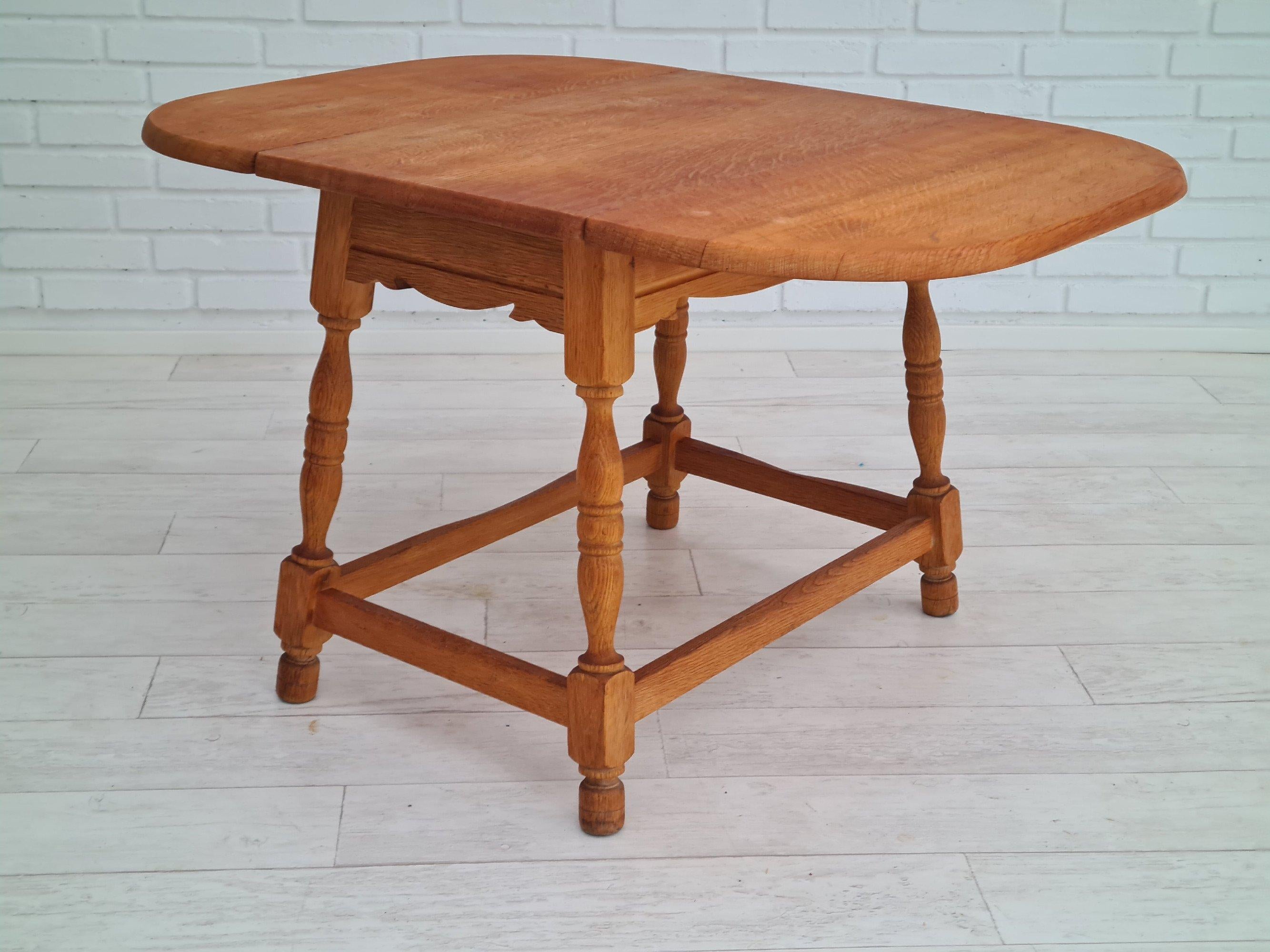 1960s, Danish Oak Coffee Table, Henning Kjærnulf Style For Sale 7
