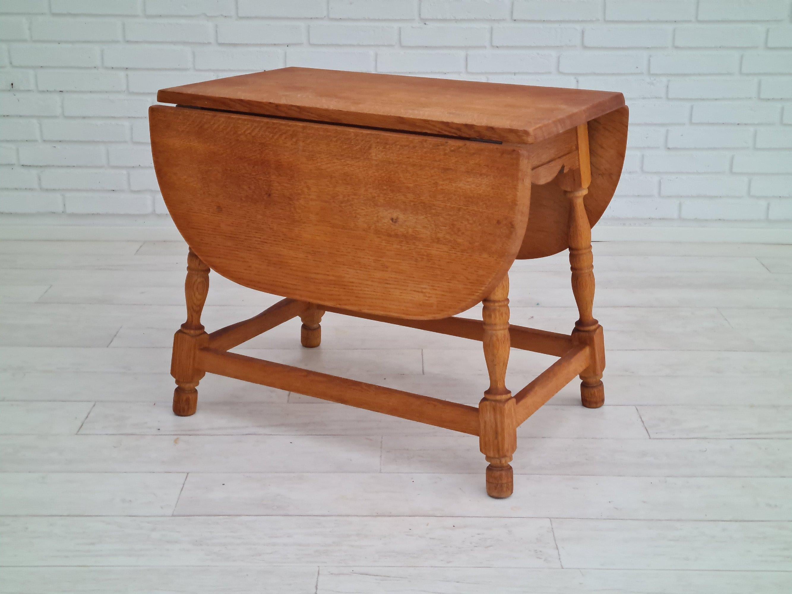 1960s, Danish Oak Coffee Table, Henning Kjærnulf Style For Sale 1