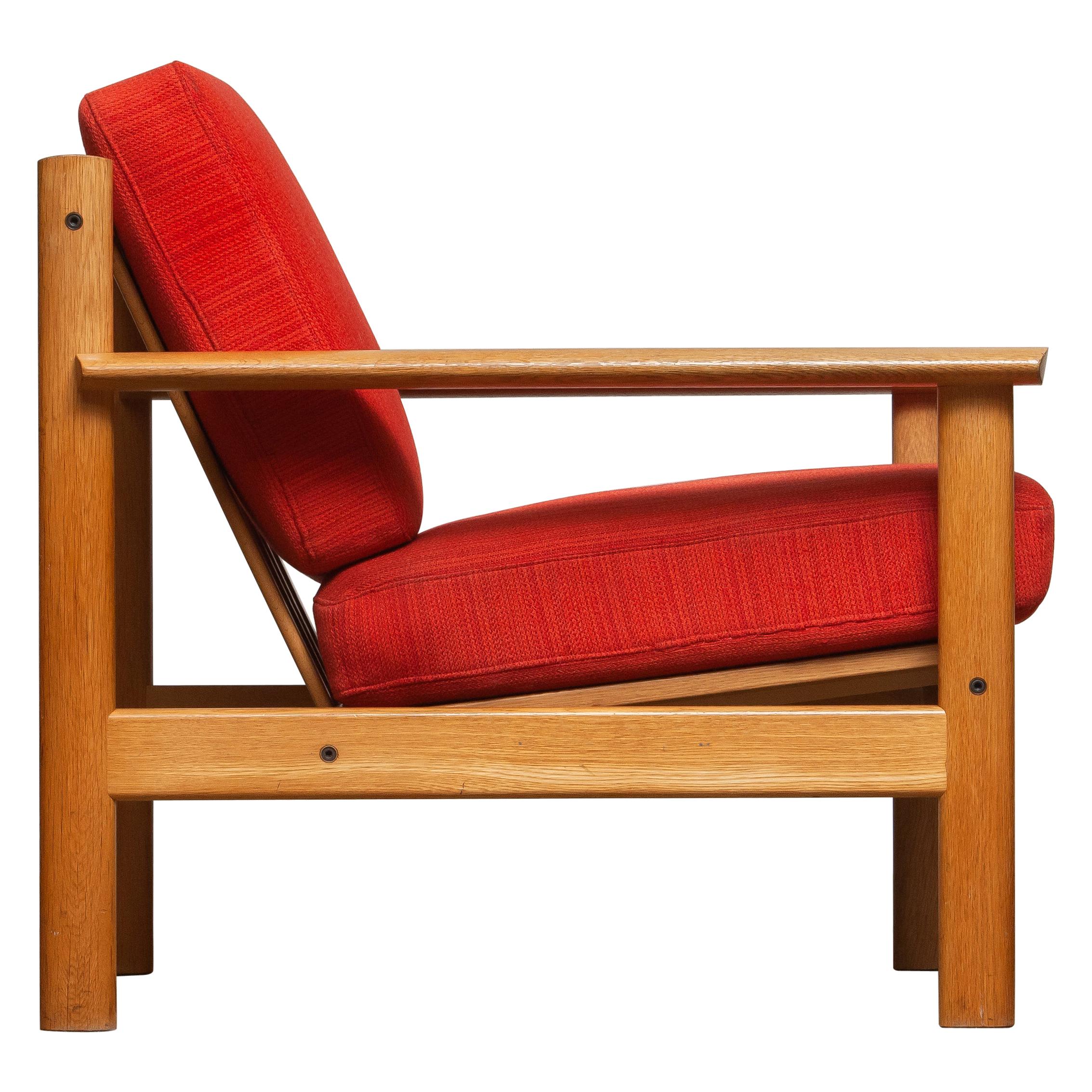 1960s Danish Oak Volther Style Lounge Easy Chair 1