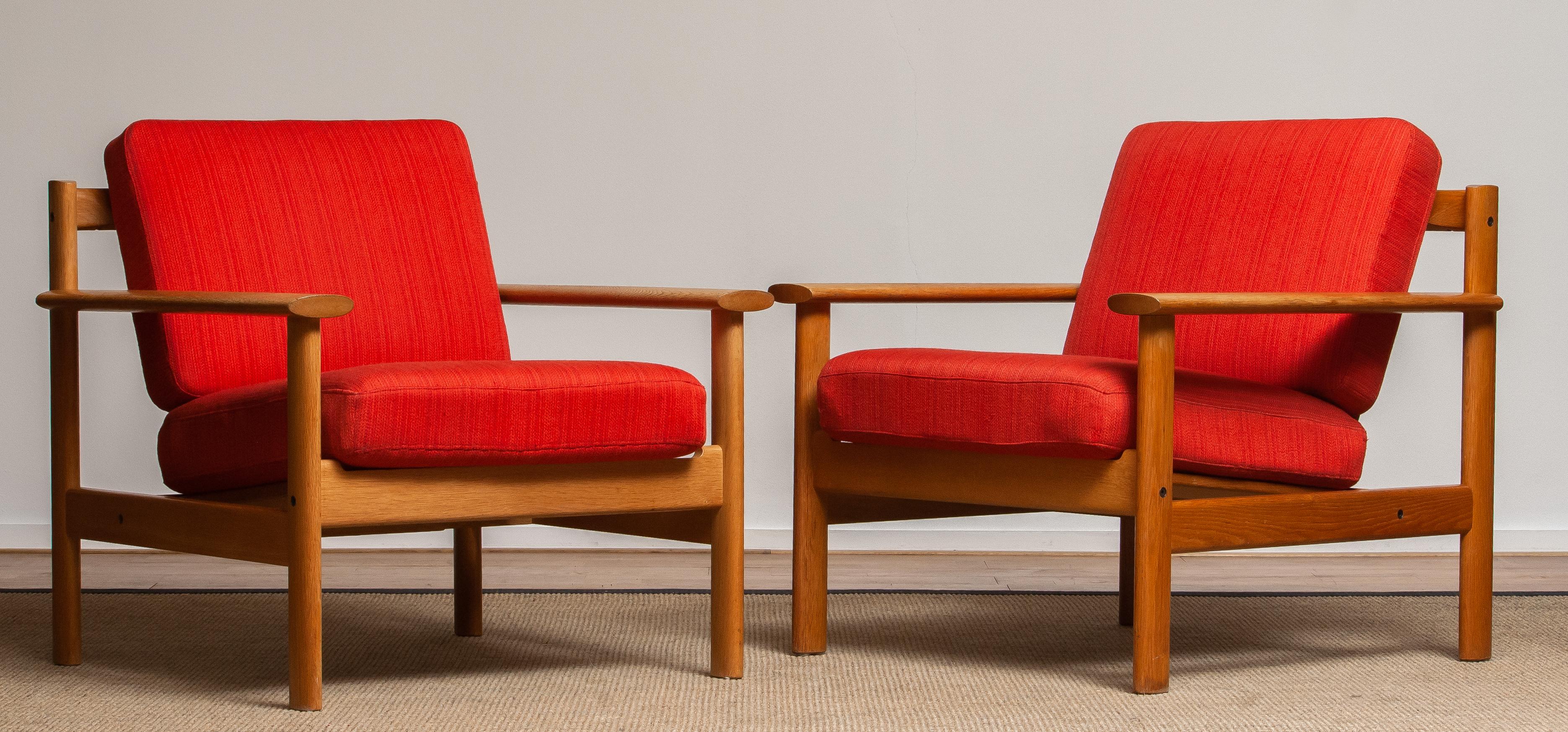1960s Danish Oak Volther Style Lounge Easy Chair 3