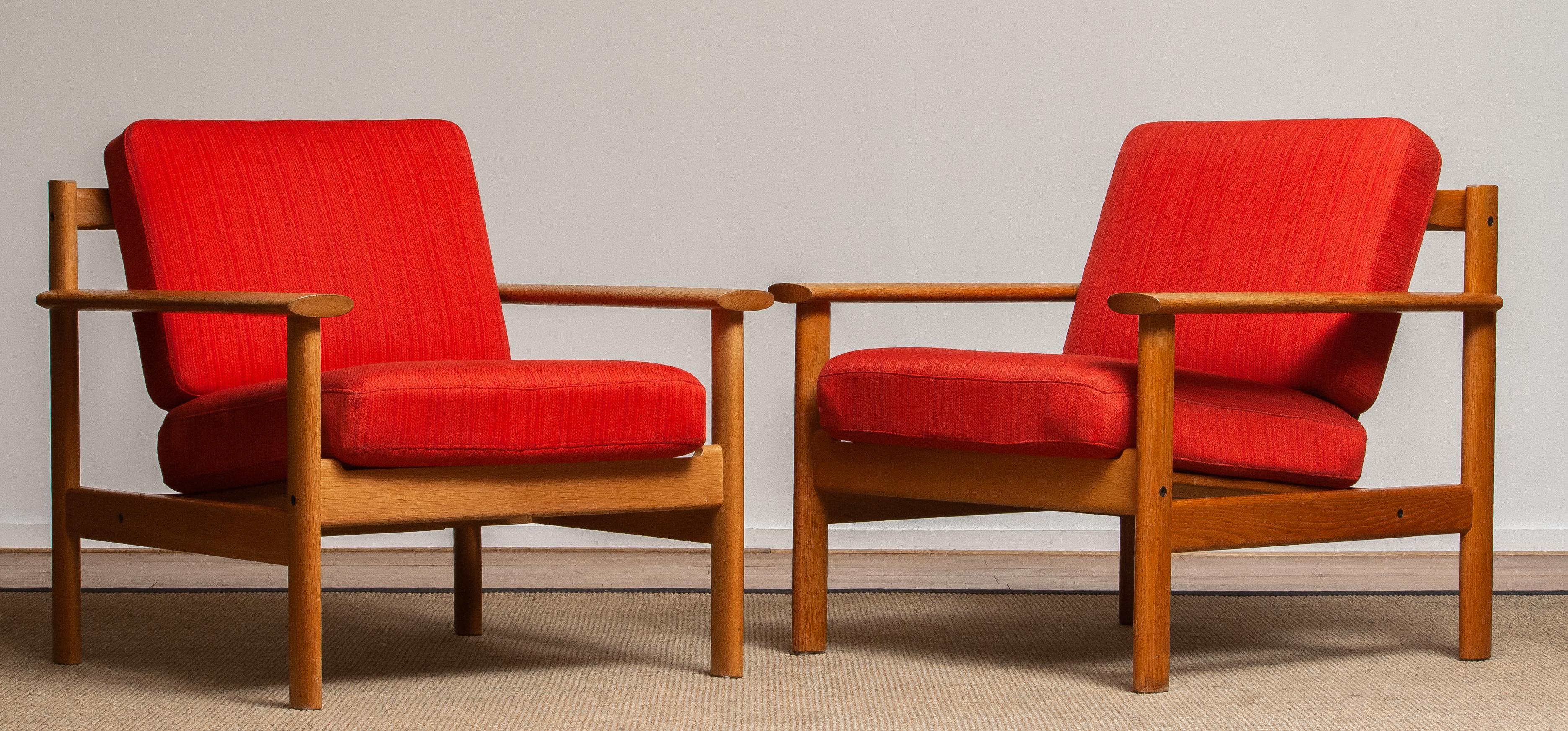 1960s Danish Oak Volther Style Lounge Easy Chair 4