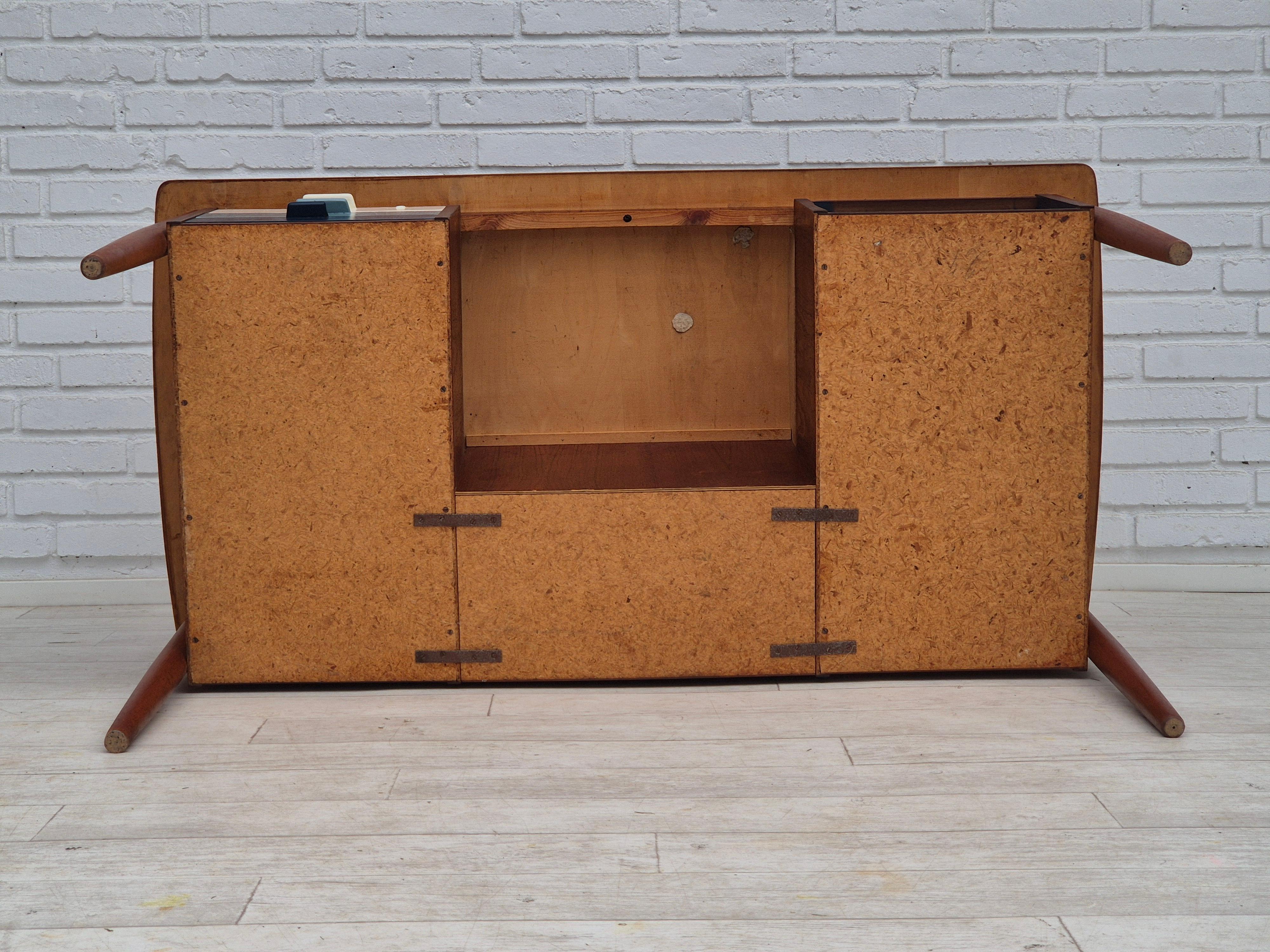 1960s, Danish office desk with drawers, teak wood. 3