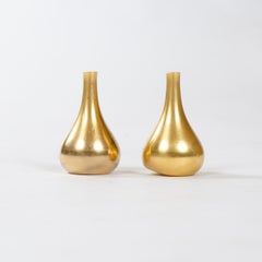 1960s Danish Pair of Cast Bronze Candleholders by Jens H. Quistgaard for Dansk
