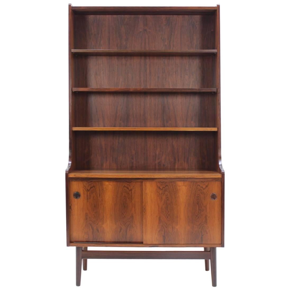 1960s Danish Palisander Bookcase Cabinet