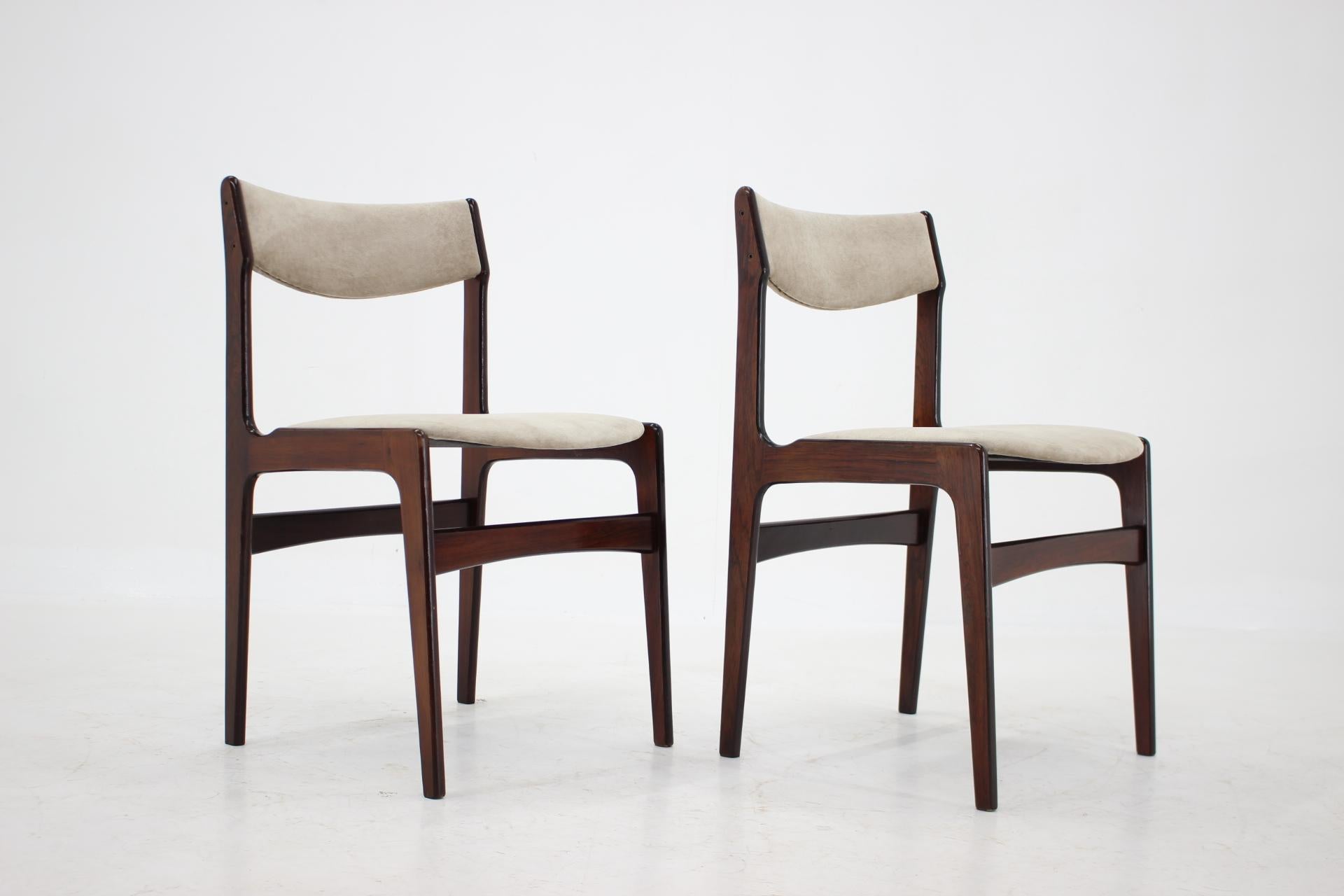 Mid-Century Modern 1960s Danish Palisander Dining Chairs, Set of 6