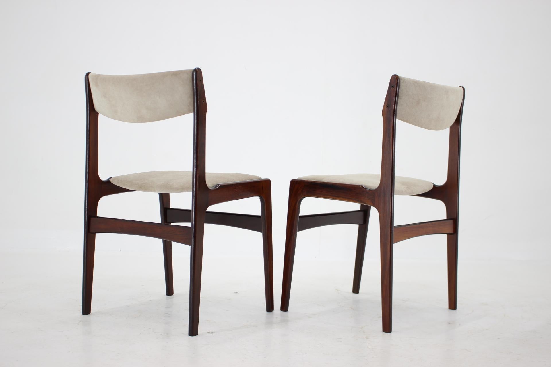 Mid-20th Century 1960s Danish Palisander Dining Chairs, Set of 6