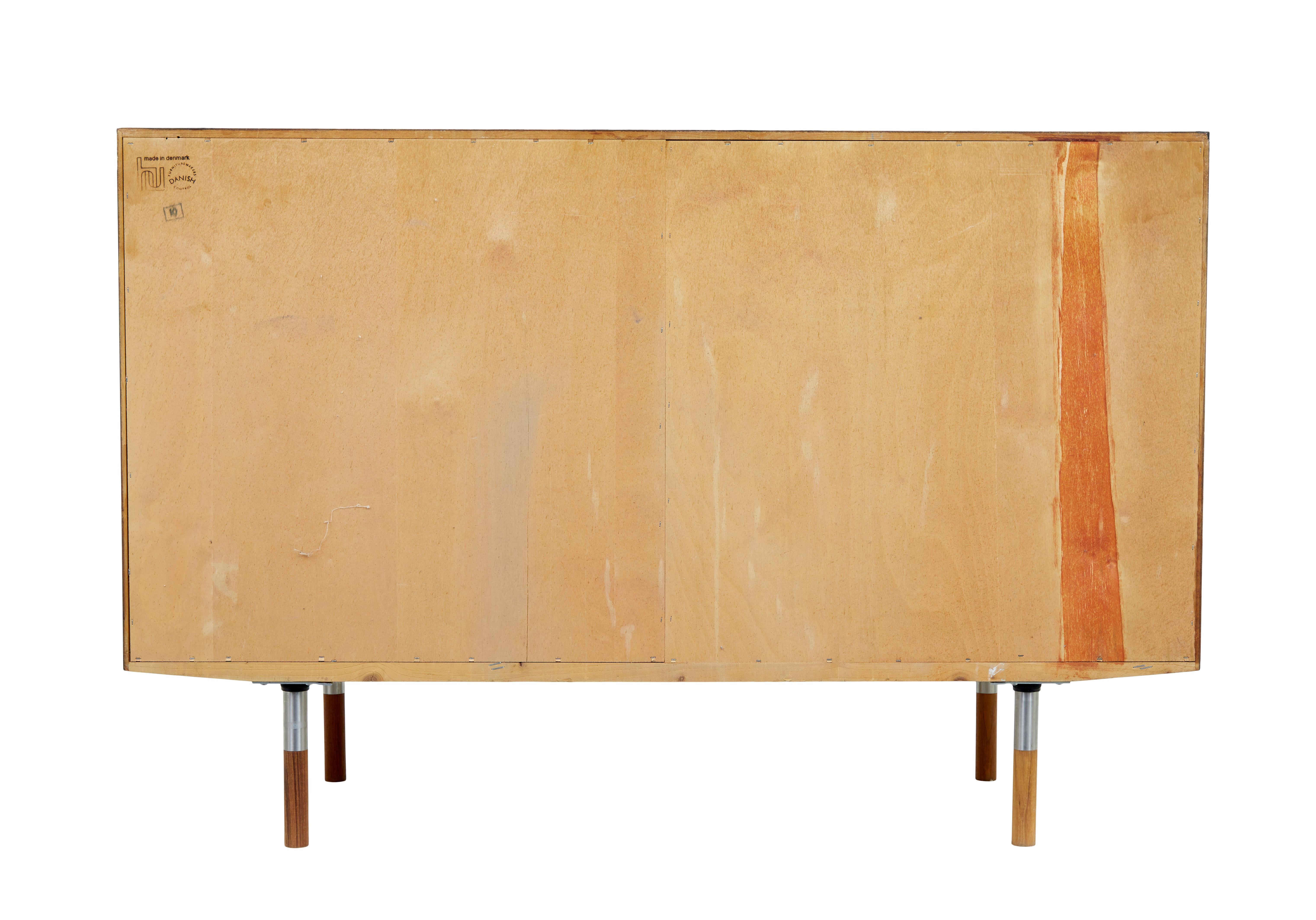 1960’s Danish palisander double chest of drawers by HU For Sale 2