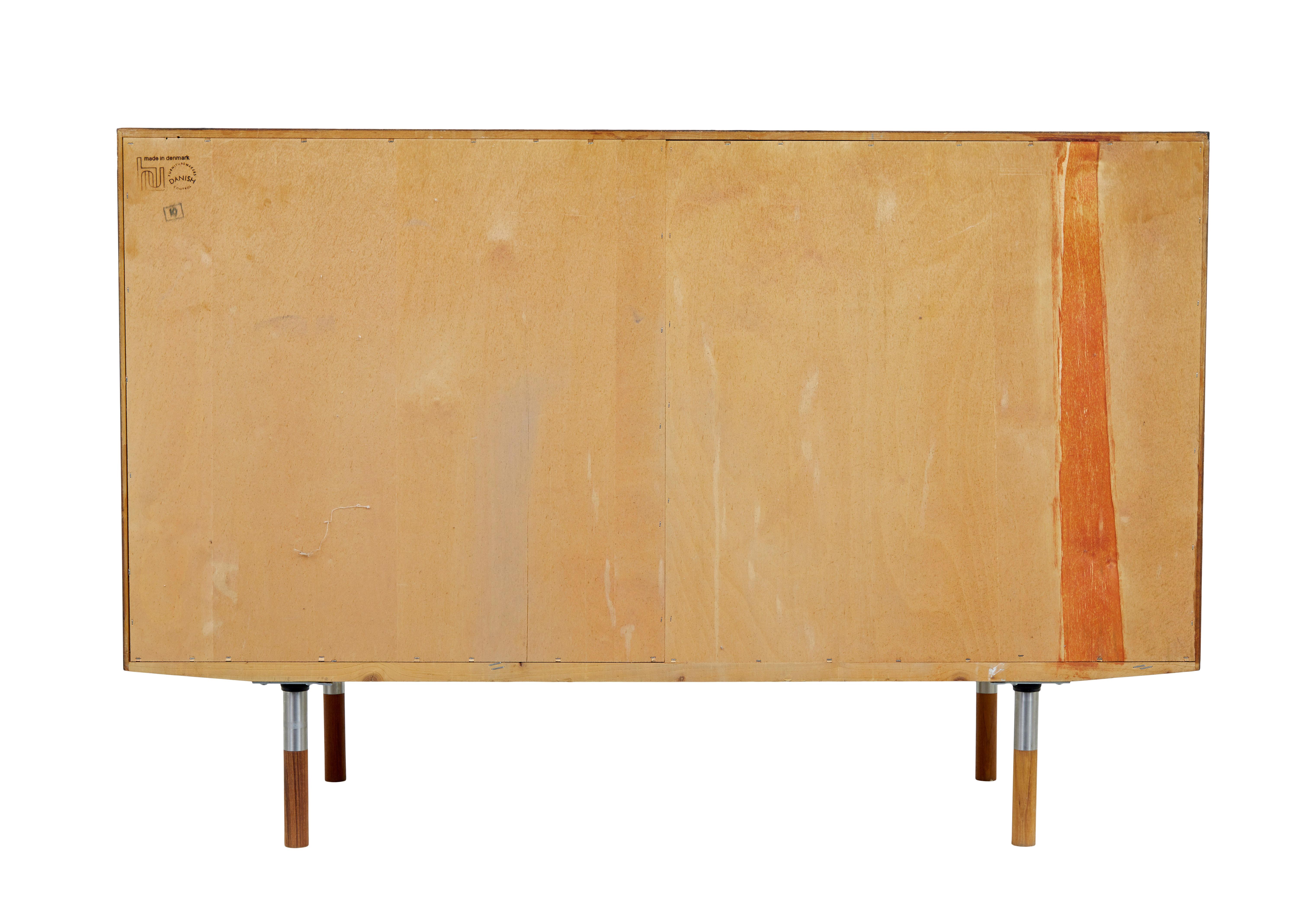 1960’s Danish palisander double chest of drawers by hu 2