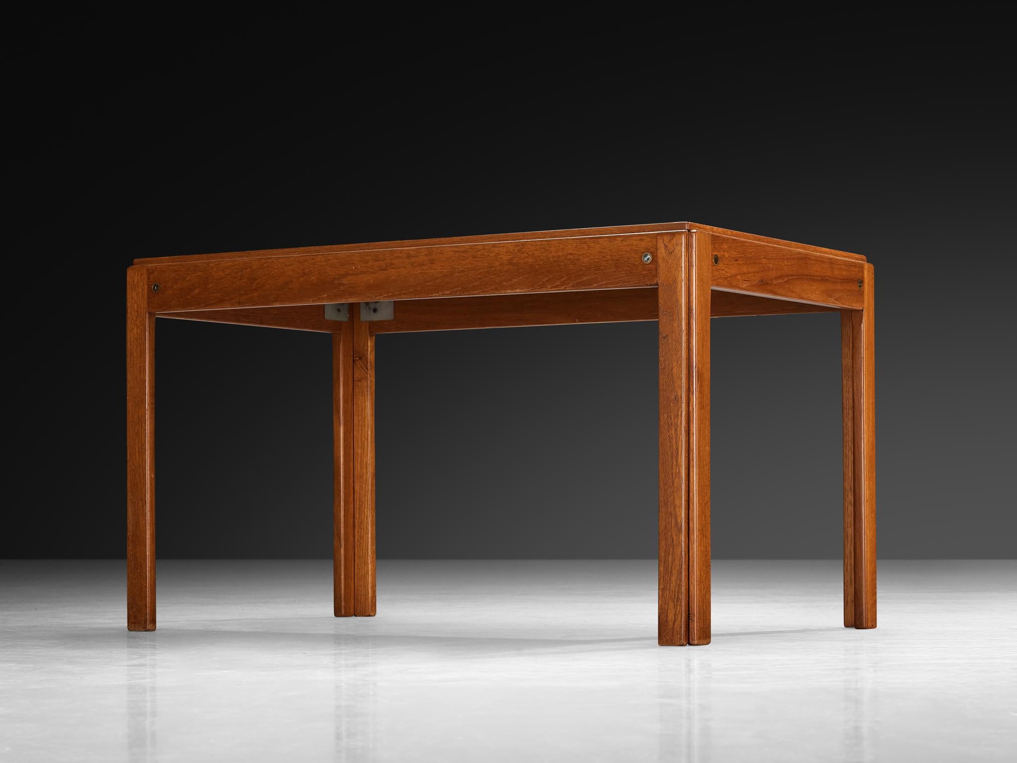1960s Danish Rectangular Coffee Table in Teak For Sale 1